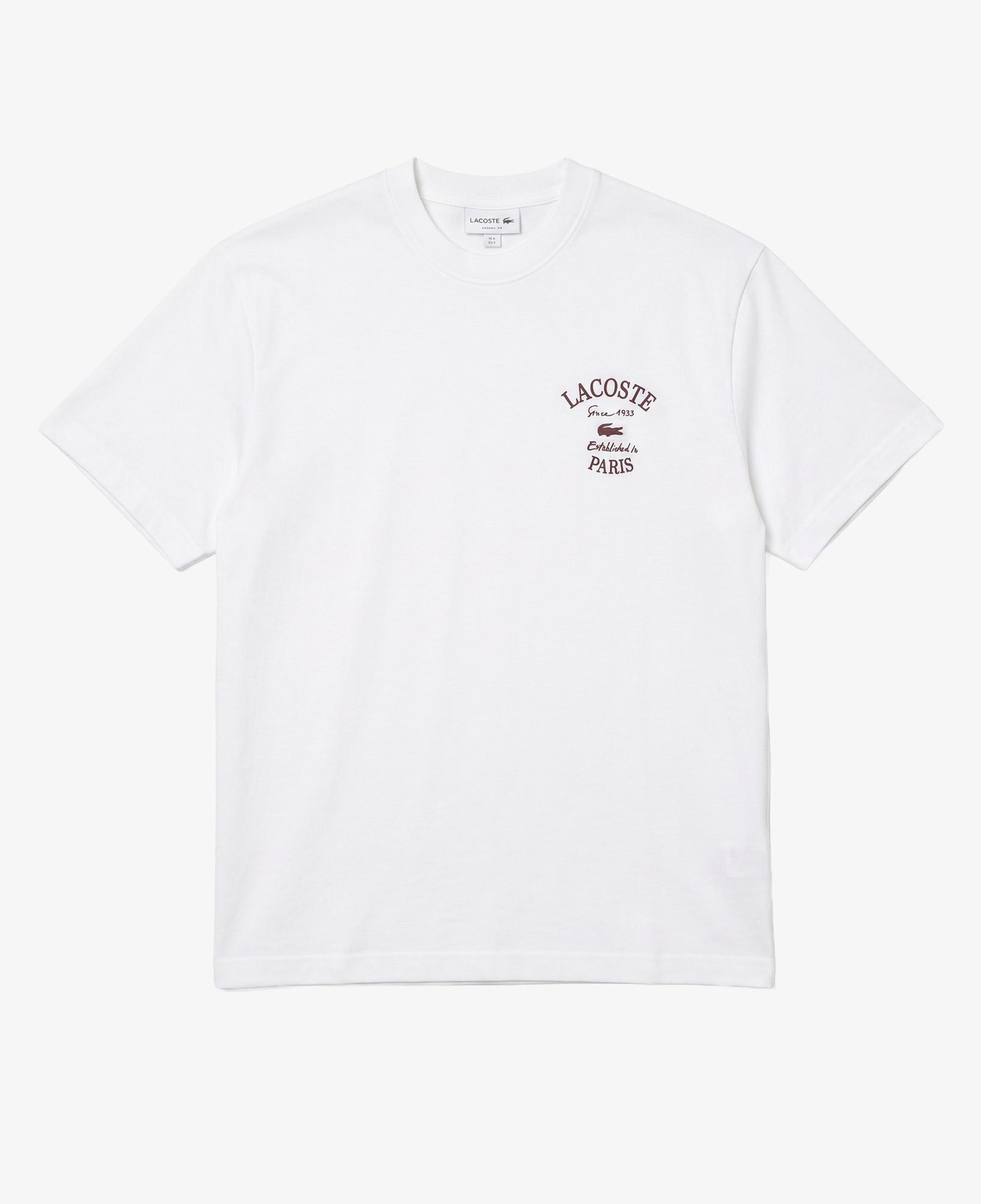 Erkek Classic Fit Bisiklet Yaka Beyaz T-Shirt
