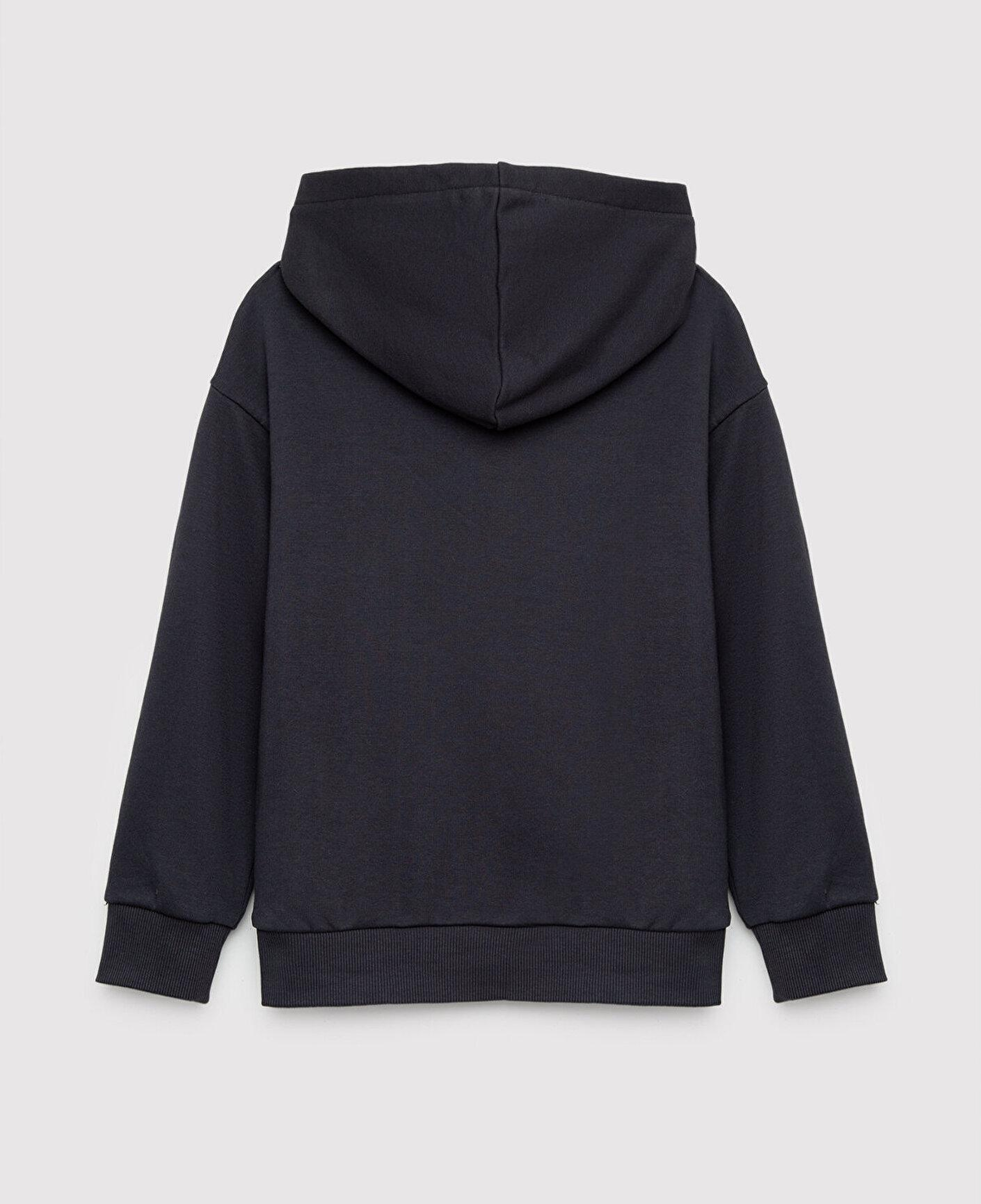 Mavi PlayStation Baskılı Kapüşonlu Sweatshirt 6S10194-70087