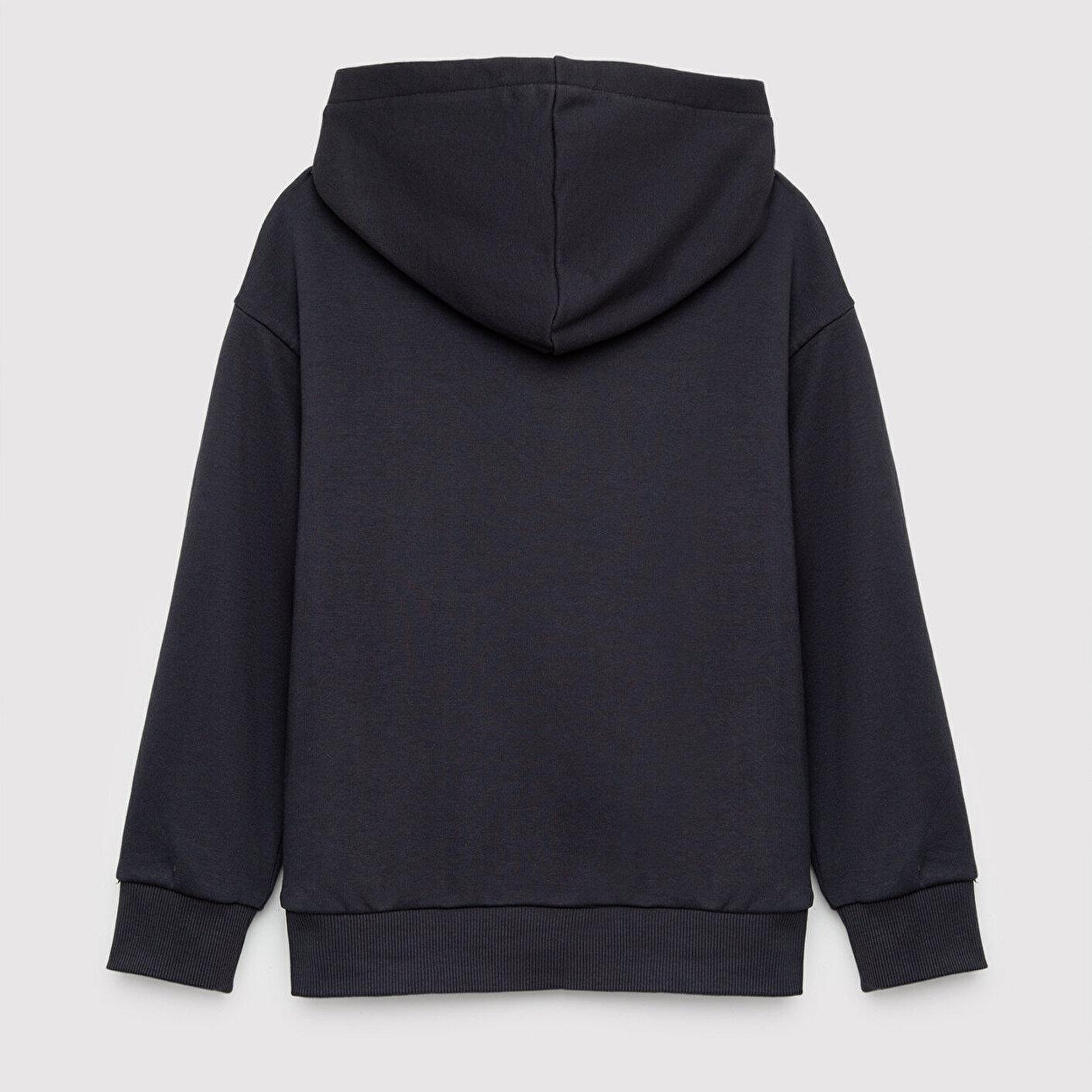 Mavi PlayStation Baskılı Kapüşonlu Sweatshirt 6S10194-70087