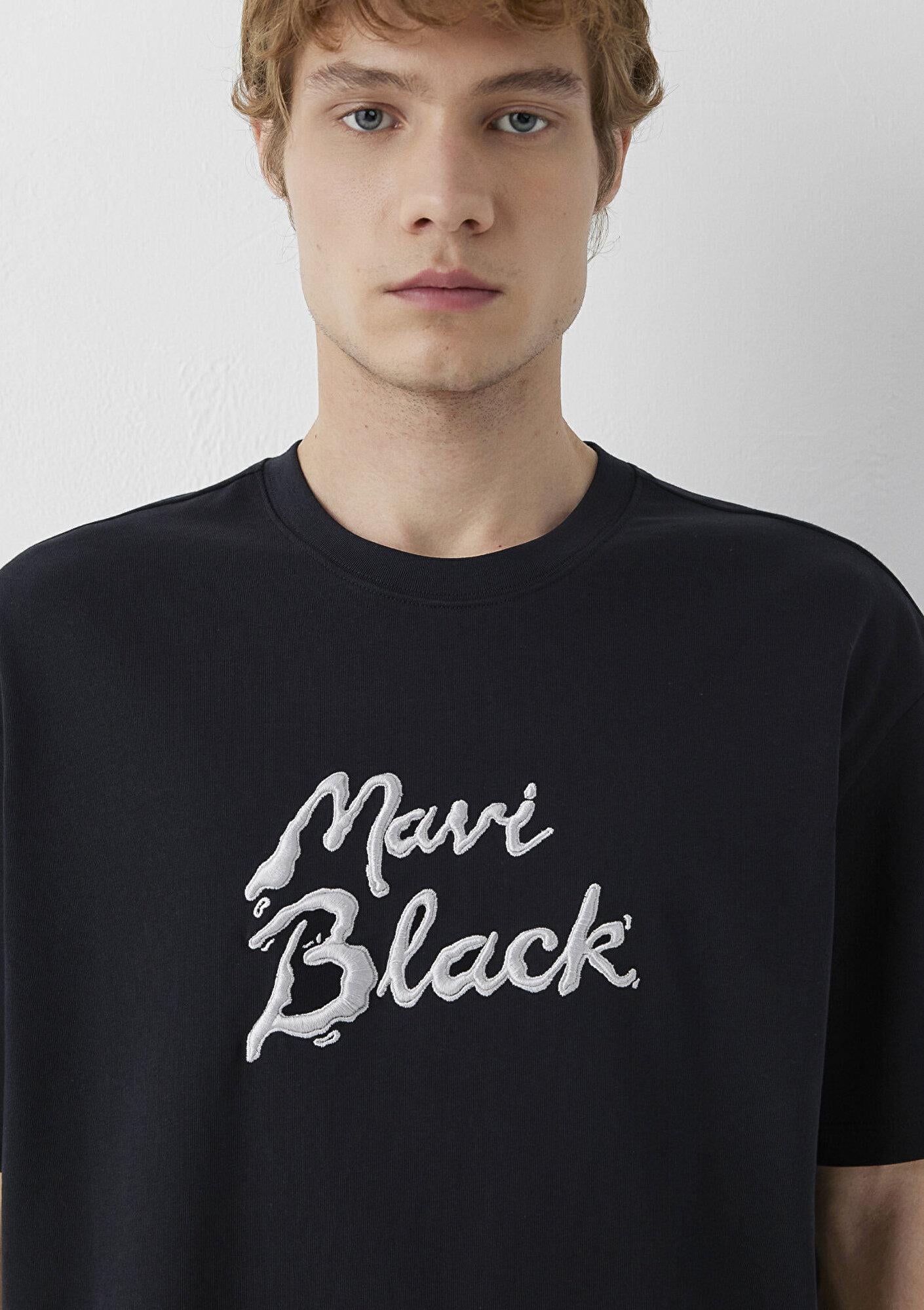 Mavi Mavi Black Siyah Tişört Loose Fit / Bol Rahat Kesim 0620210-900