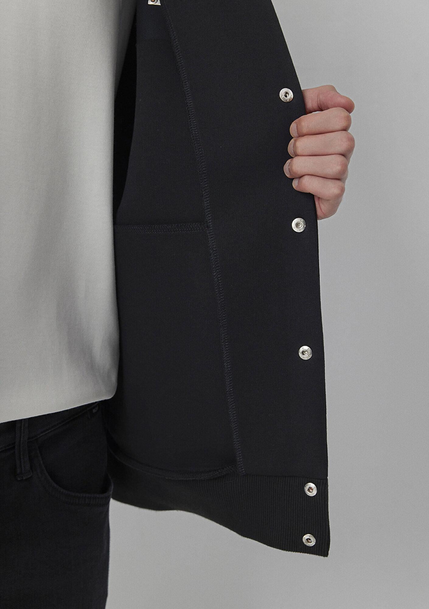 Mavi Mavi Black Kapüşonlu Siyah Sweatshirt 0S20109-900