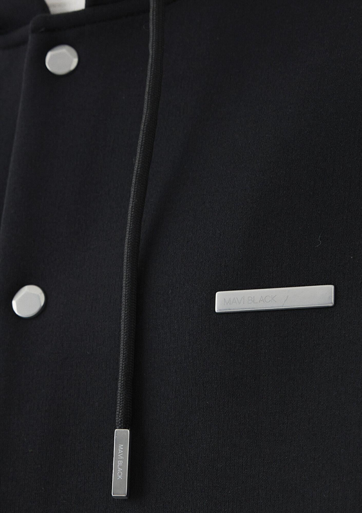 Mavi Mavi Black Kapüşonlu Siyah Sweatshirt 0S20109-900