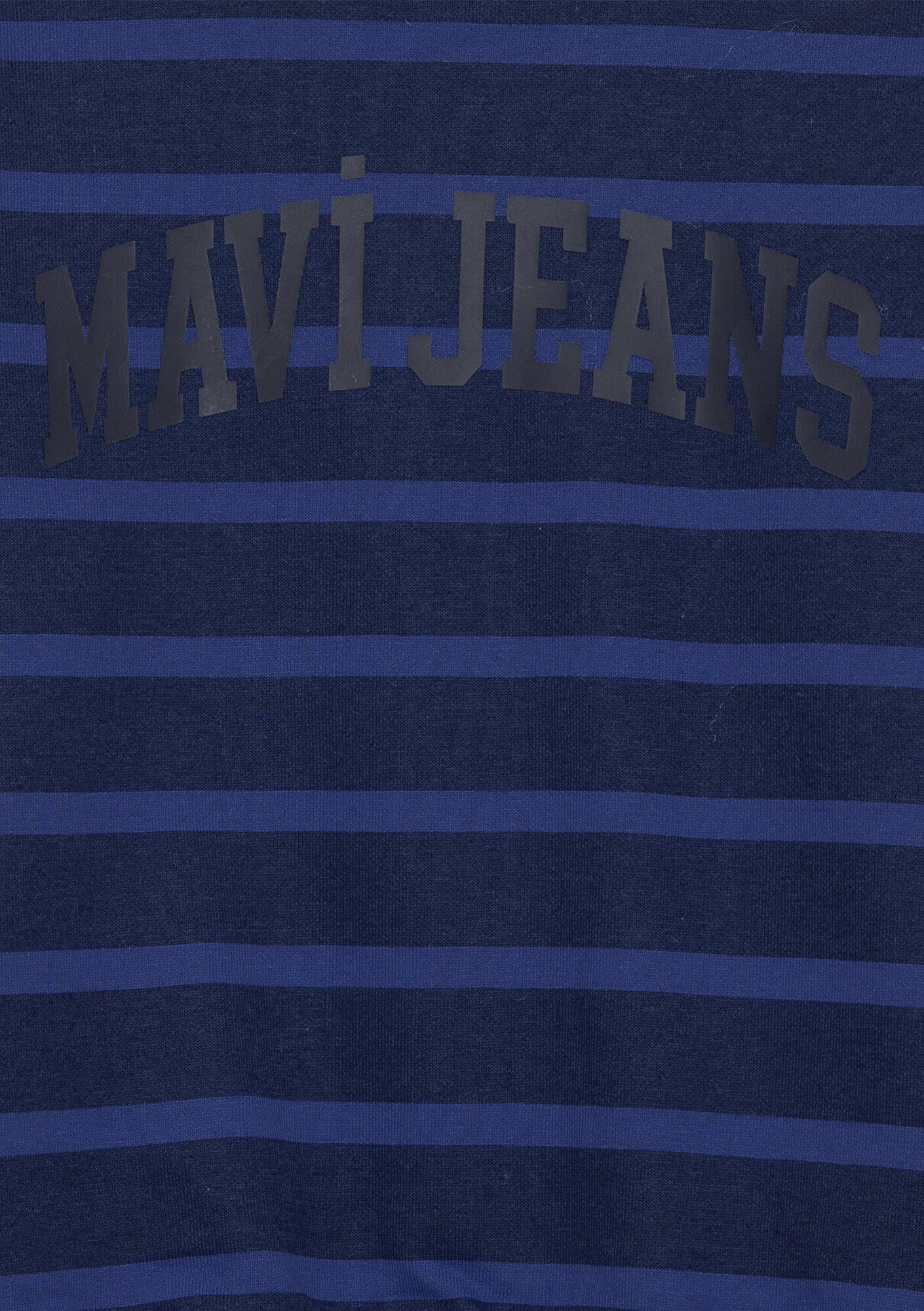 Mavi Mavi Logo Baskılı Mavi Sweatshirt 7S20066-85471