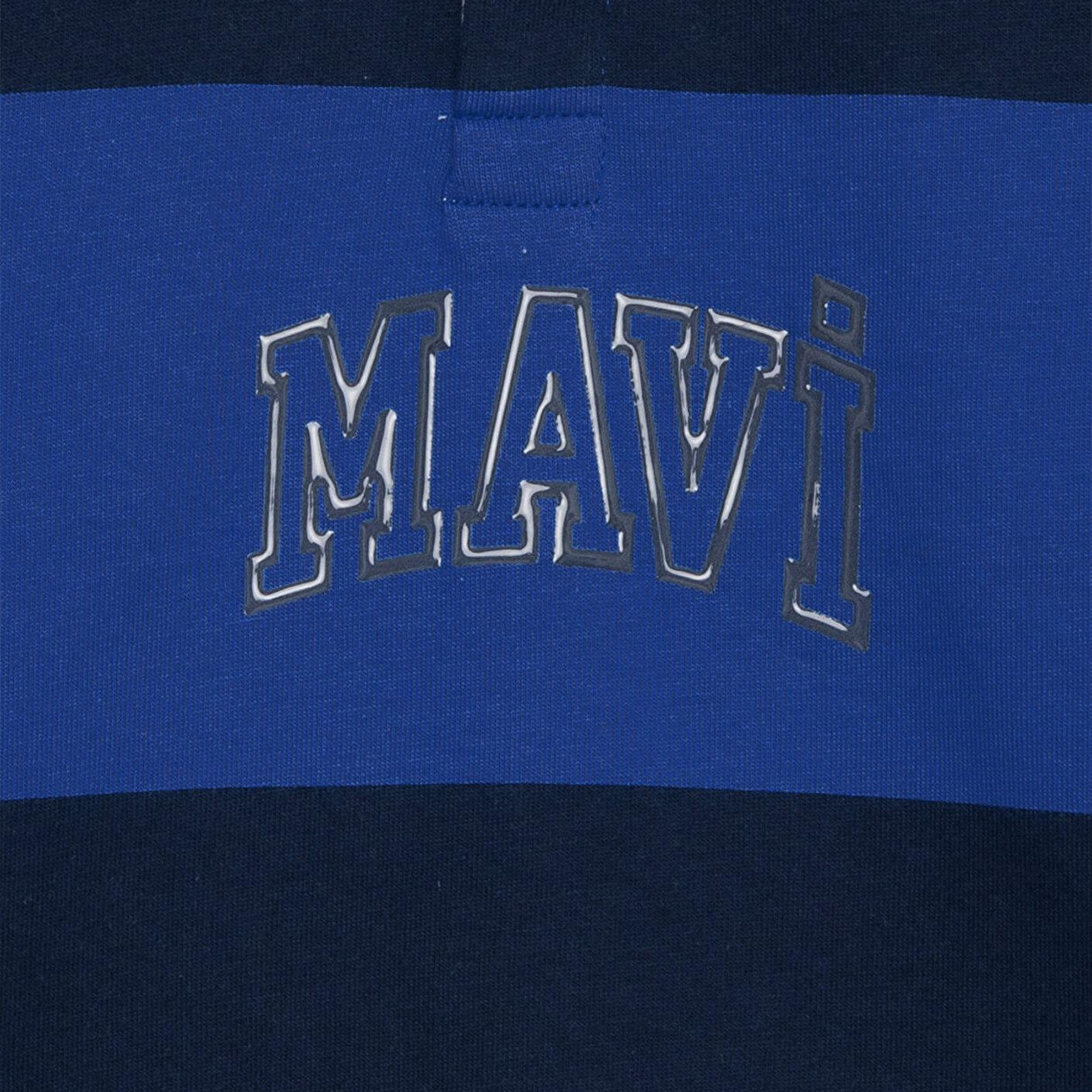 Mavi Mavi Logo Baskılı Mavi Sweatshirt 6S20064-85471