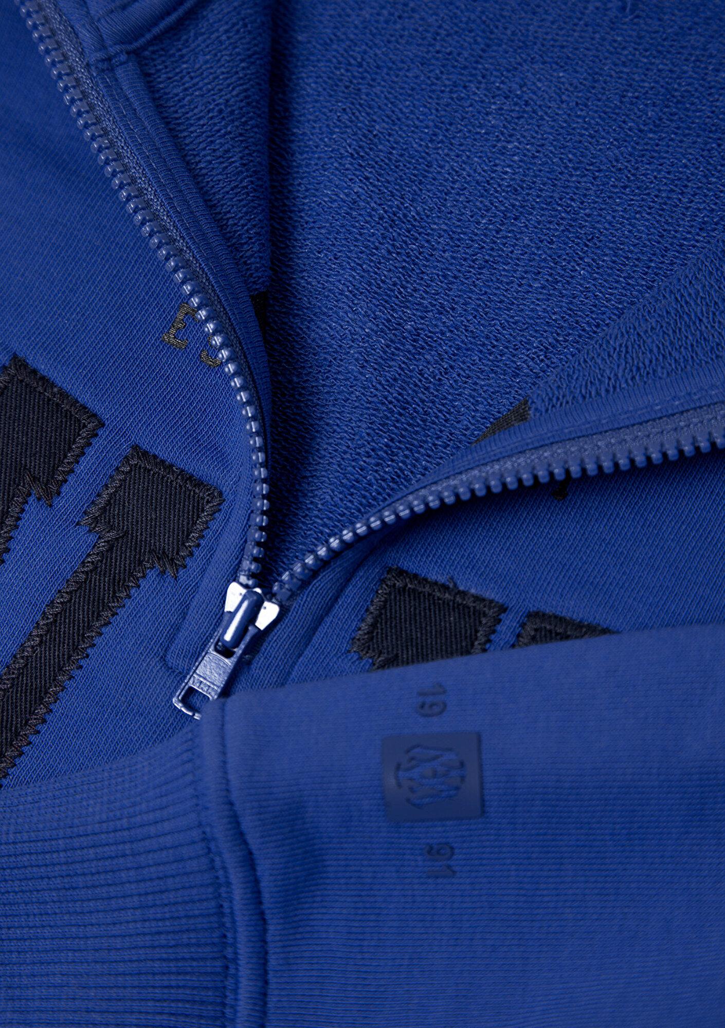 Mavi Mavi Logo Baskılı Mavi Sweatshirt 6S20062-70896