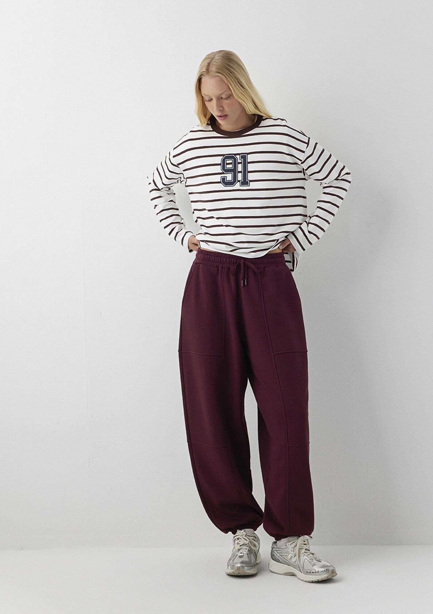 Mavi Basic Bordo Eşofman Altı 1022808-70422