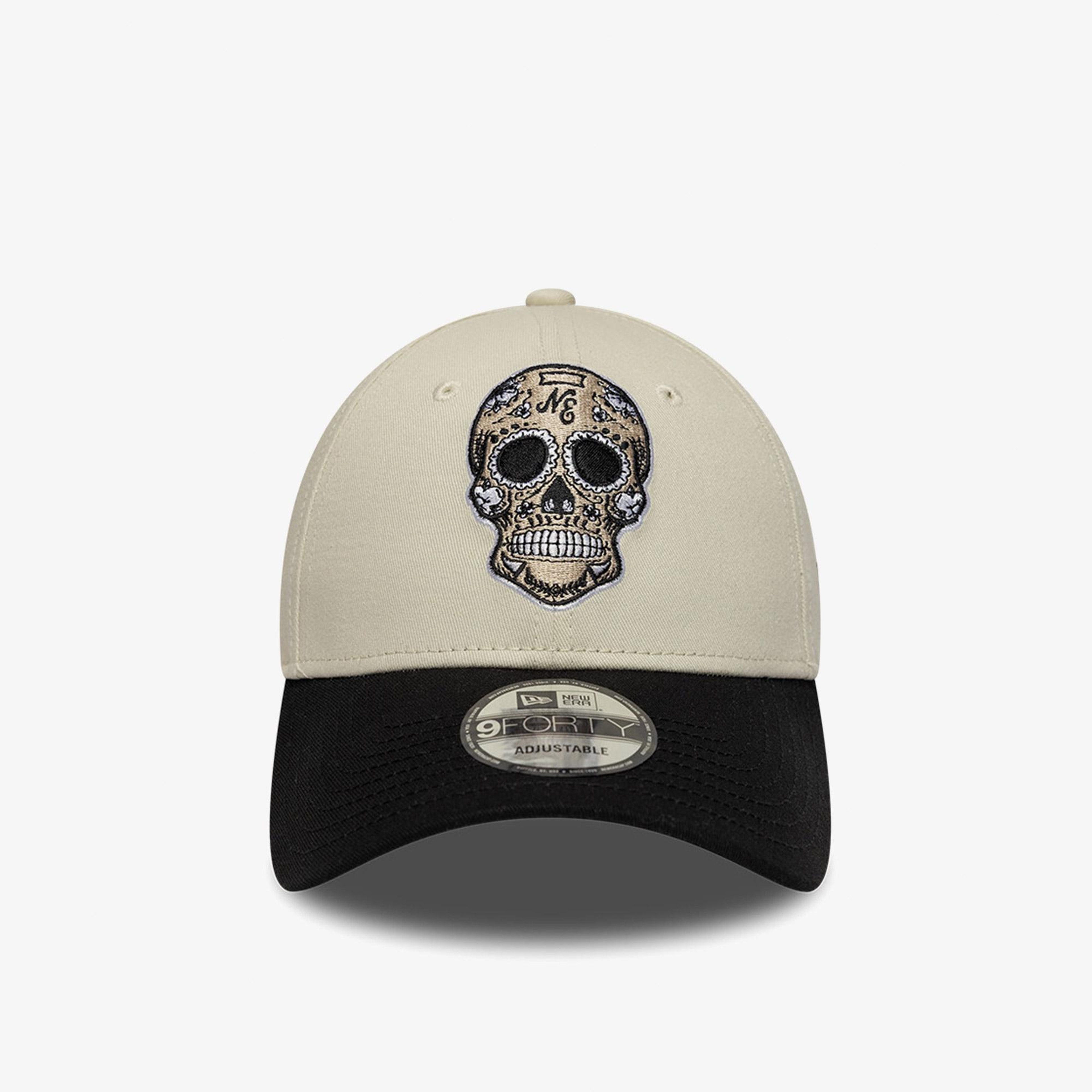 New Era Ne Skull 9Forty Newera  ivoblk Unisex Krem Şapka