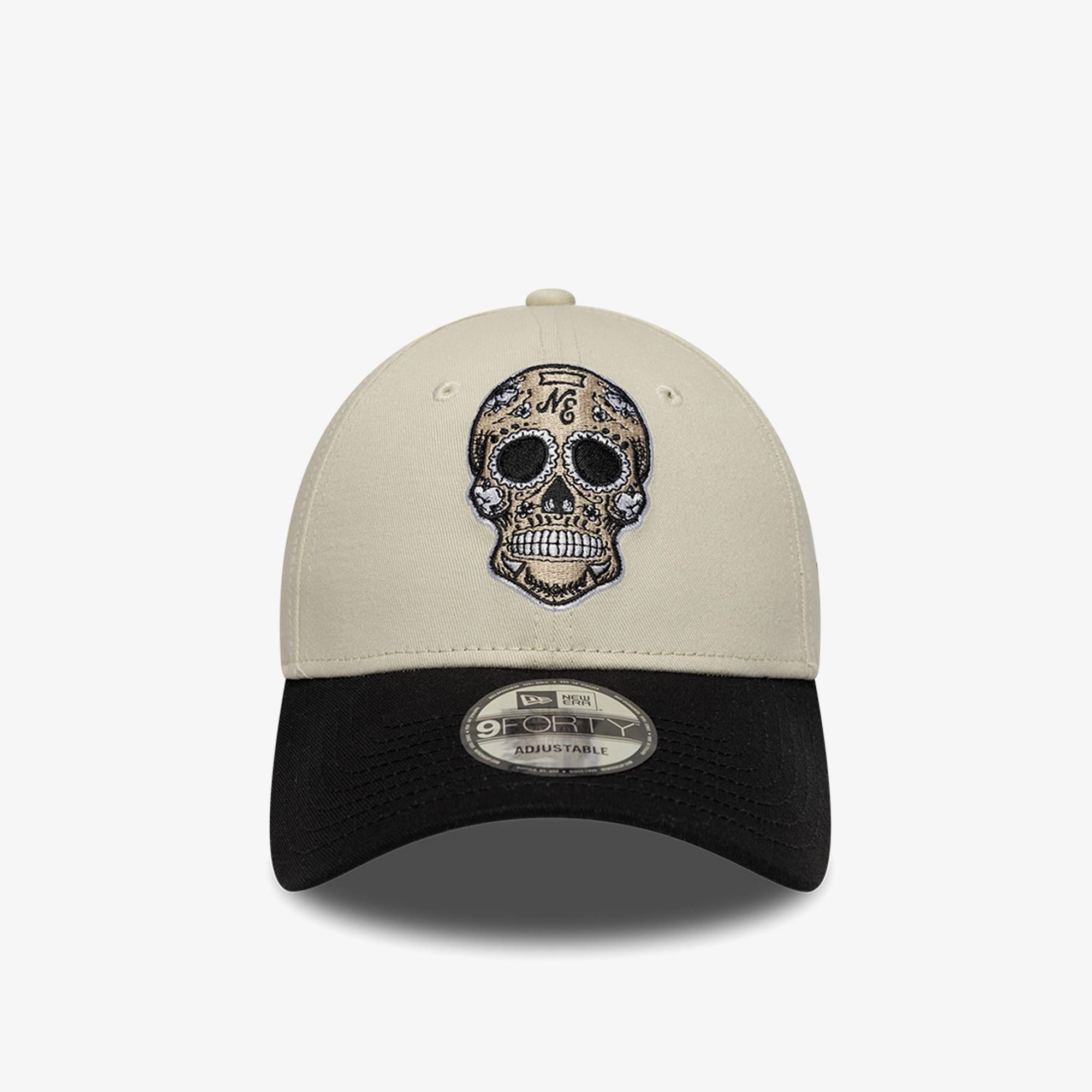 New Era Ne Skull 9Forty Newera ivoblk Unisex Krem Şapka