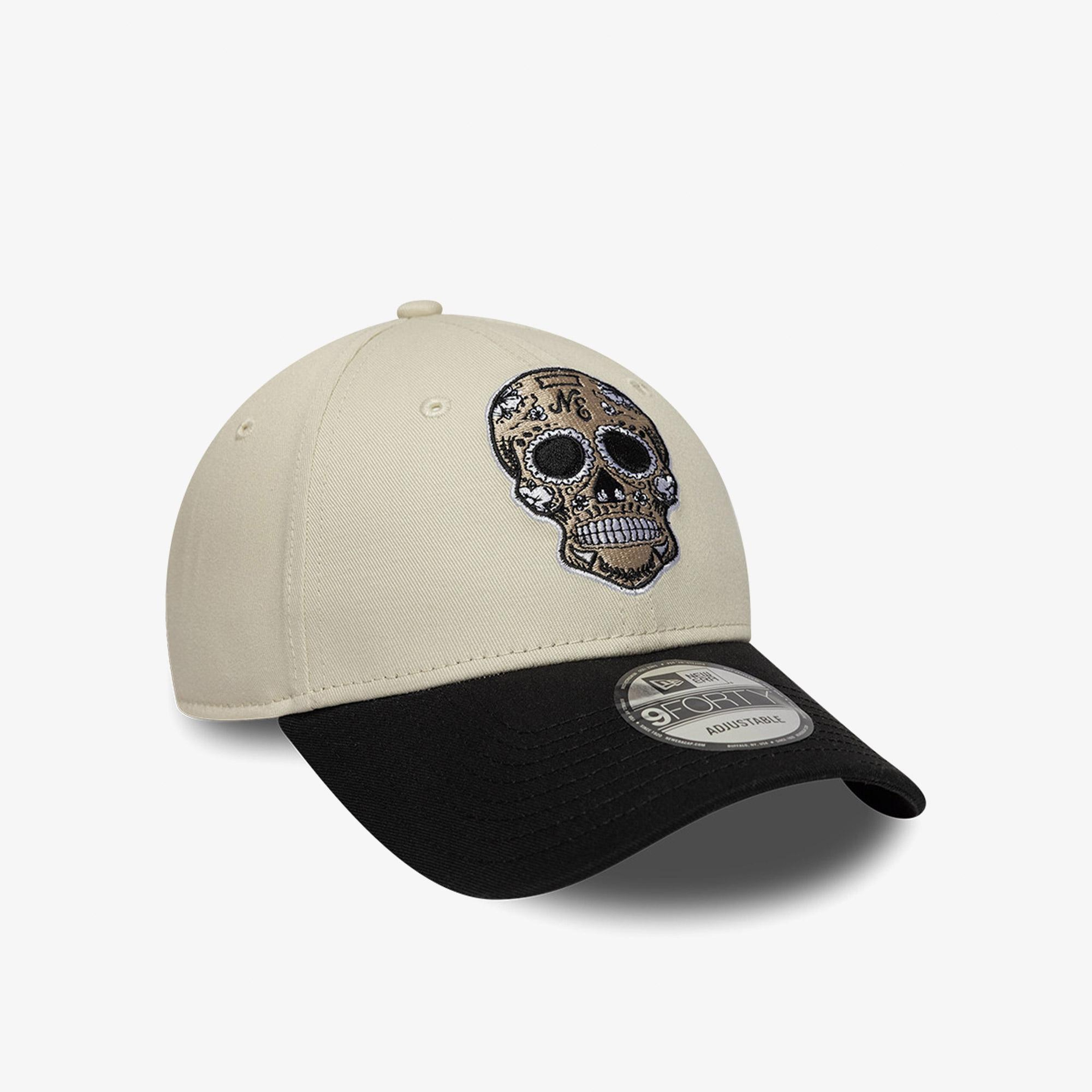 New Era Ne Skull 9Forty Newera  ivoblk Unisex Krem Şapka