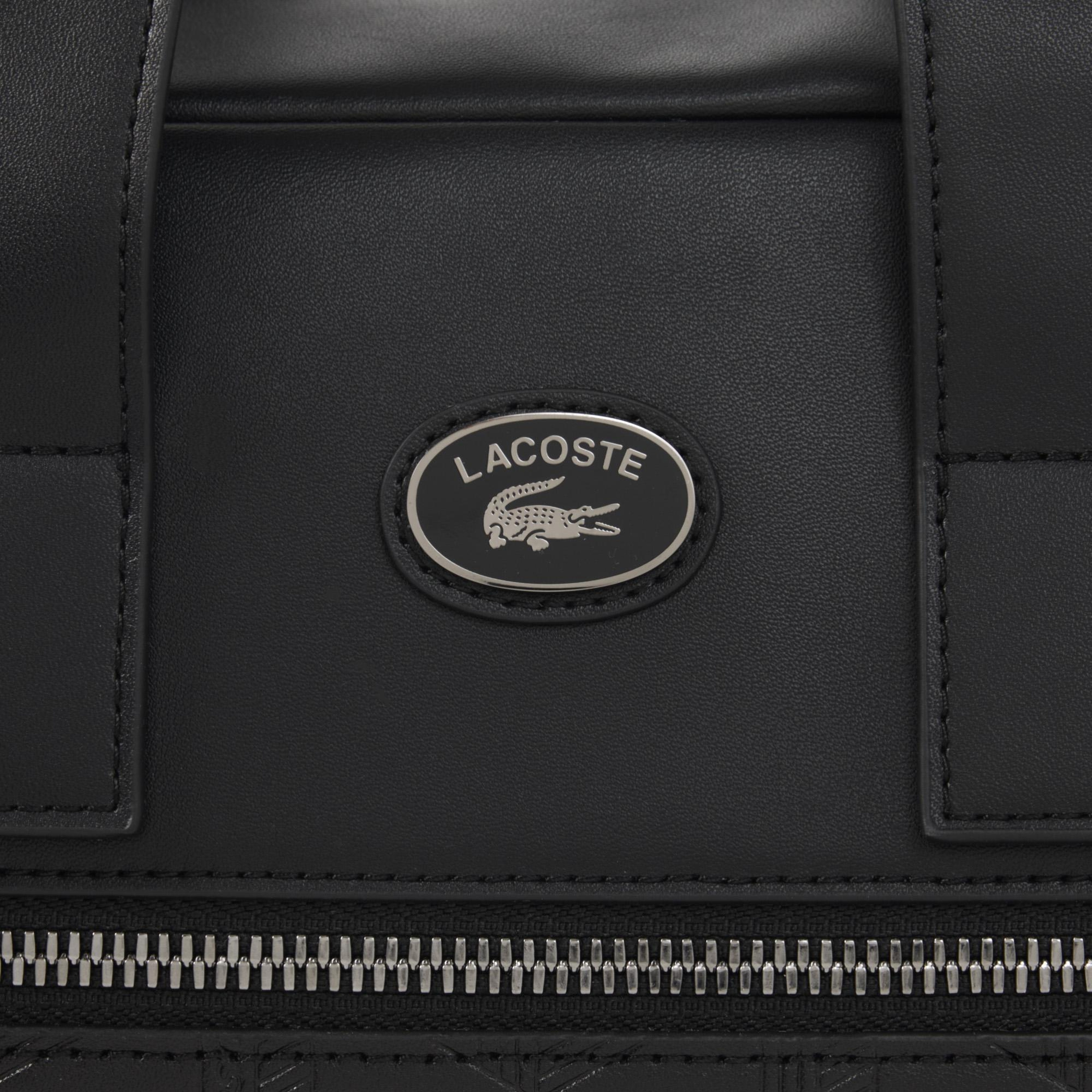Erkek Monogram Siyah Laptop Çantası
