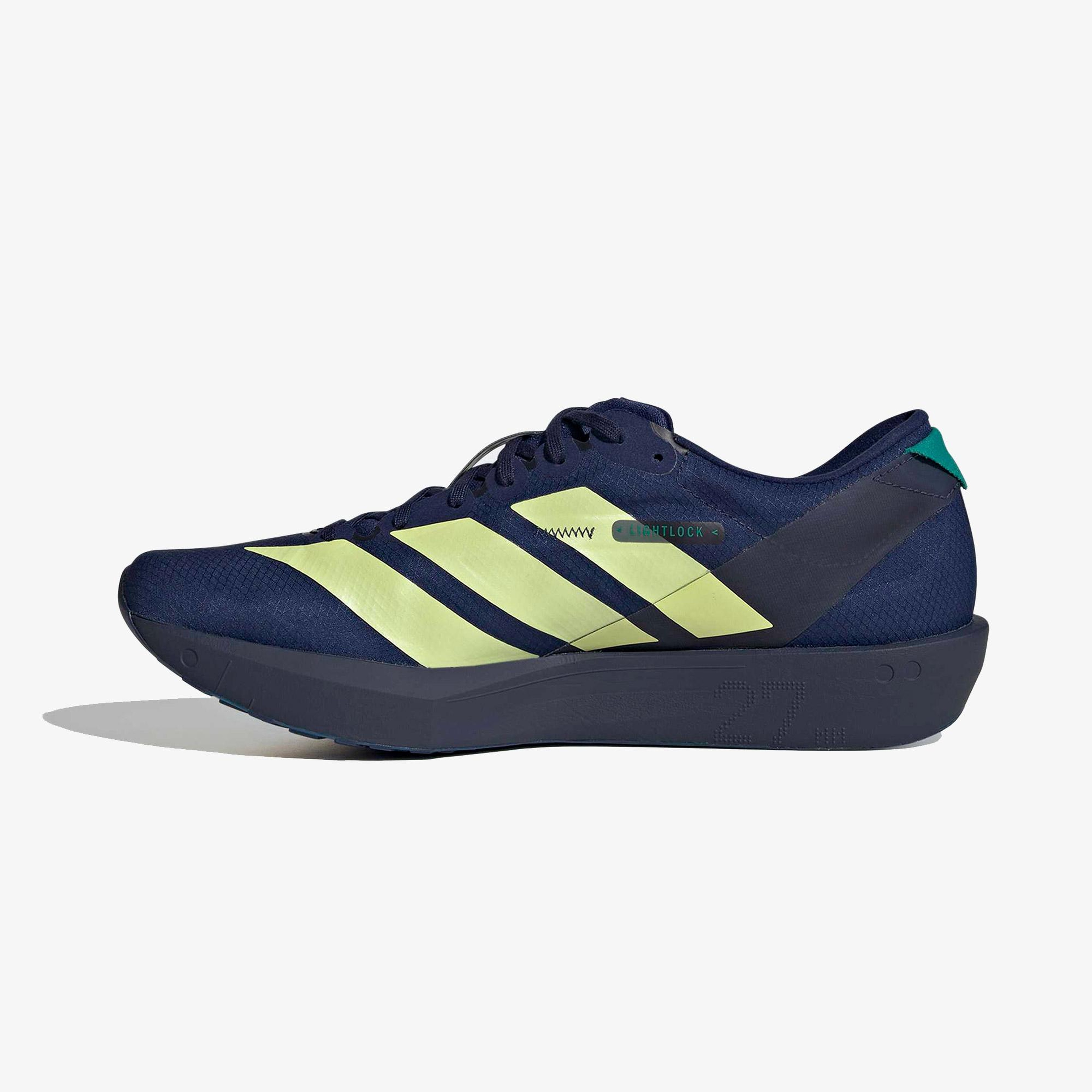 adidas Adizero Adios 9 Erkek Lacivert Yarış Koşu Ayakkabısı