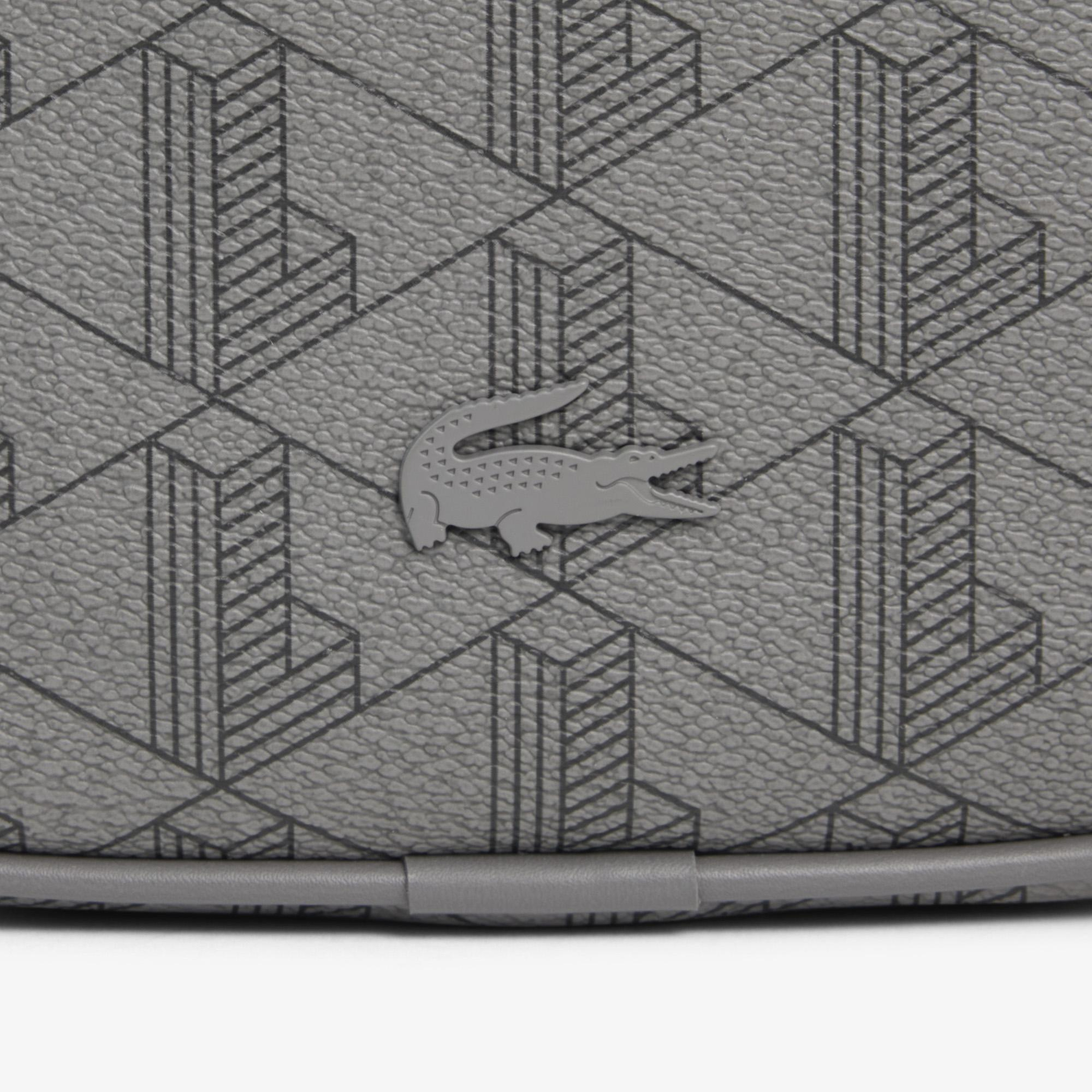 The Blend Erkek Monogram Gri Postacı Çantası