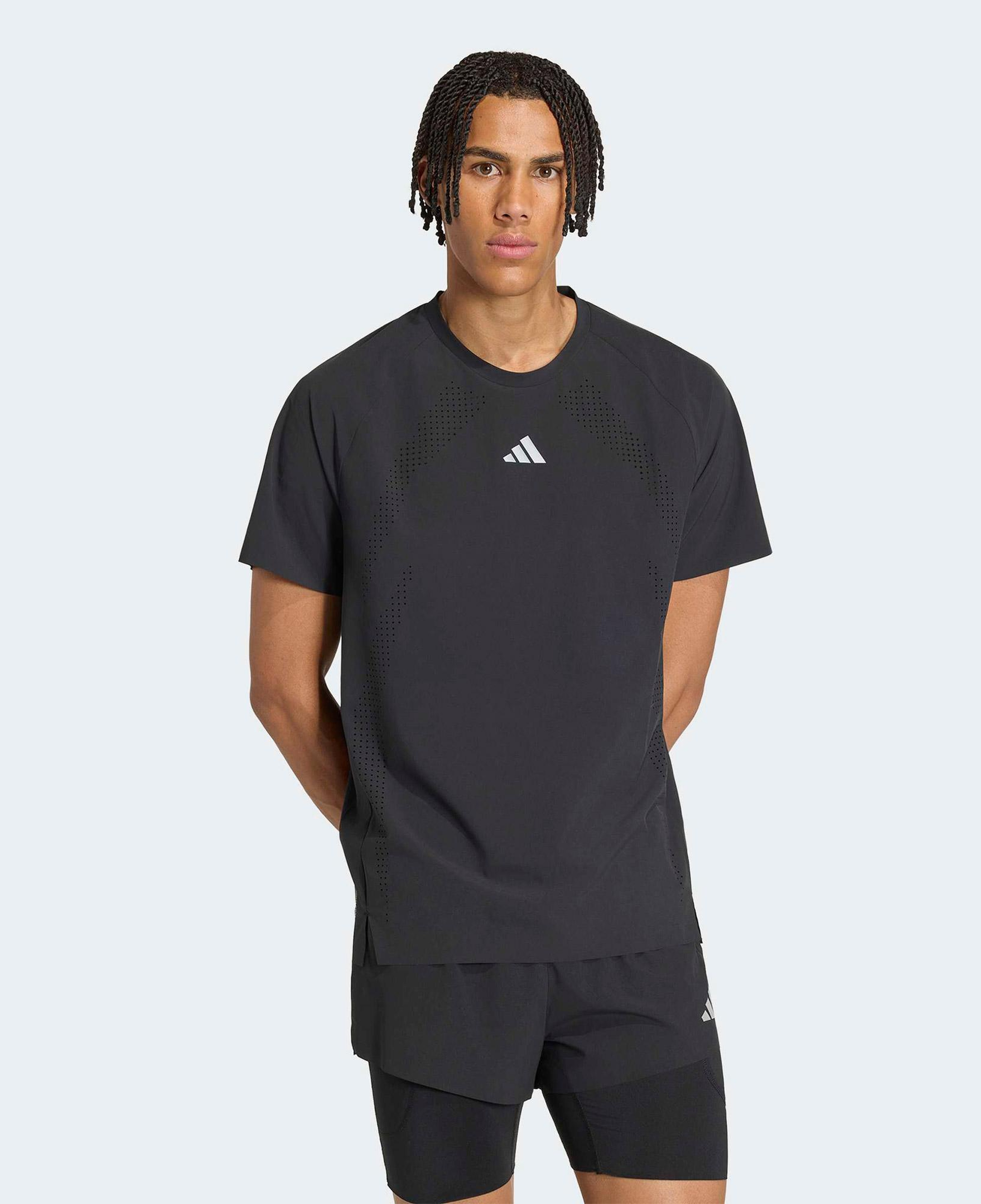 adidas ADI365 Aspyre Erkek Siyah Koşu T-shirt