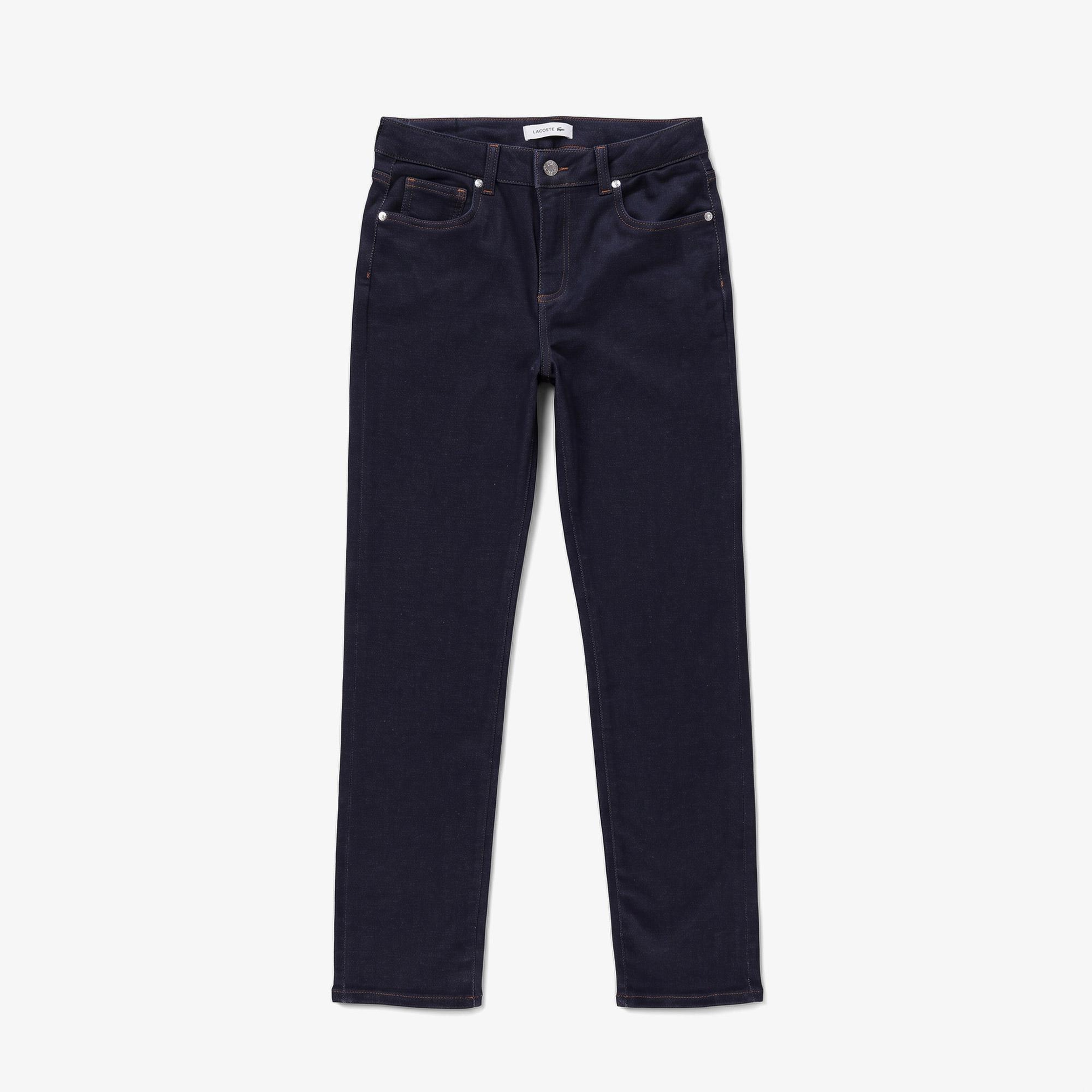 Kadın Slim Fit Lacivert Jean Pantolon