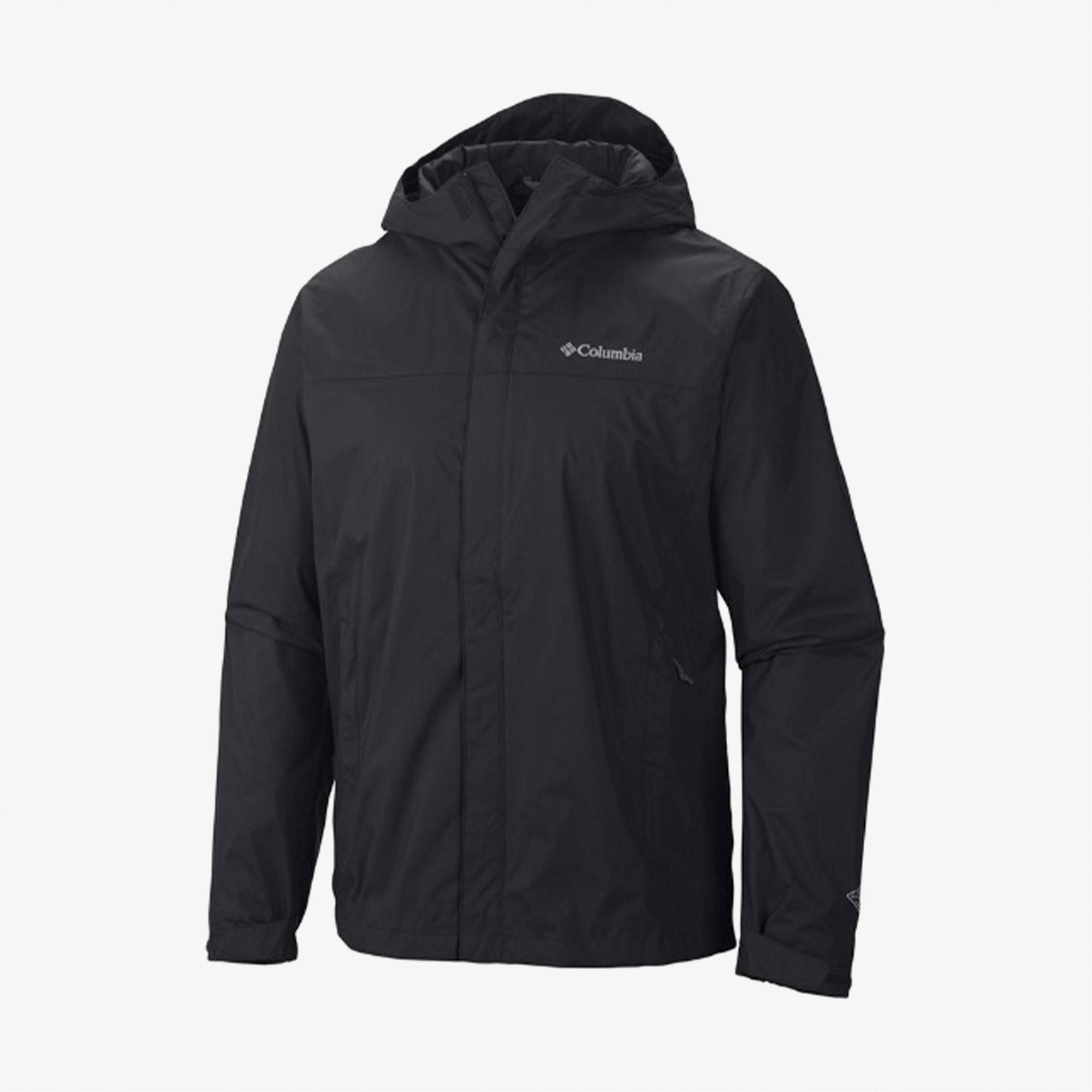 Columbia Watertight Erkek Siyah Yağmurluk