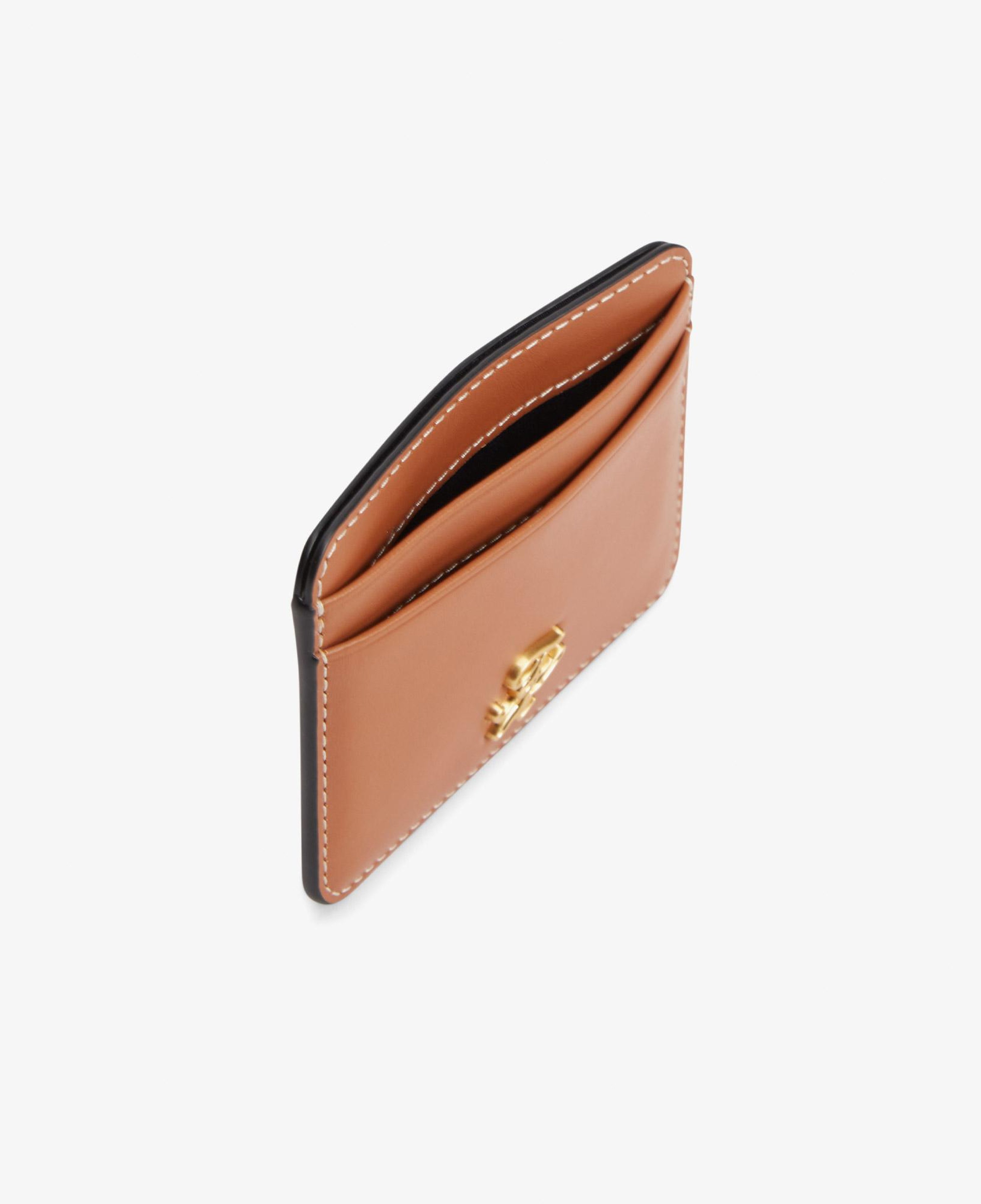 Tommy Hilfiger Script Leather Kadın Kahverengi Kartlık