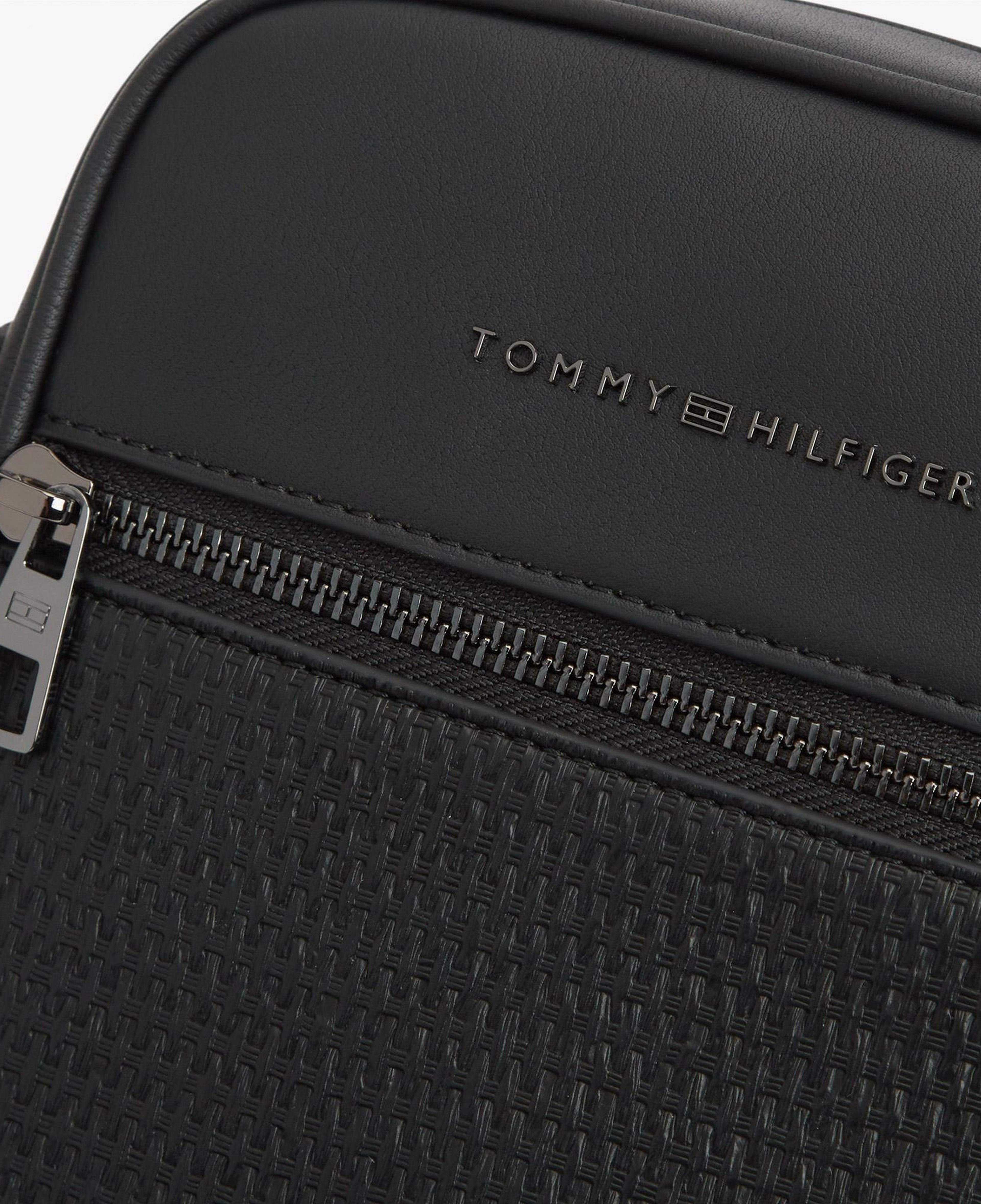 Tommy Hilfiger Woven Erkek Siyah Çapraz Çanta