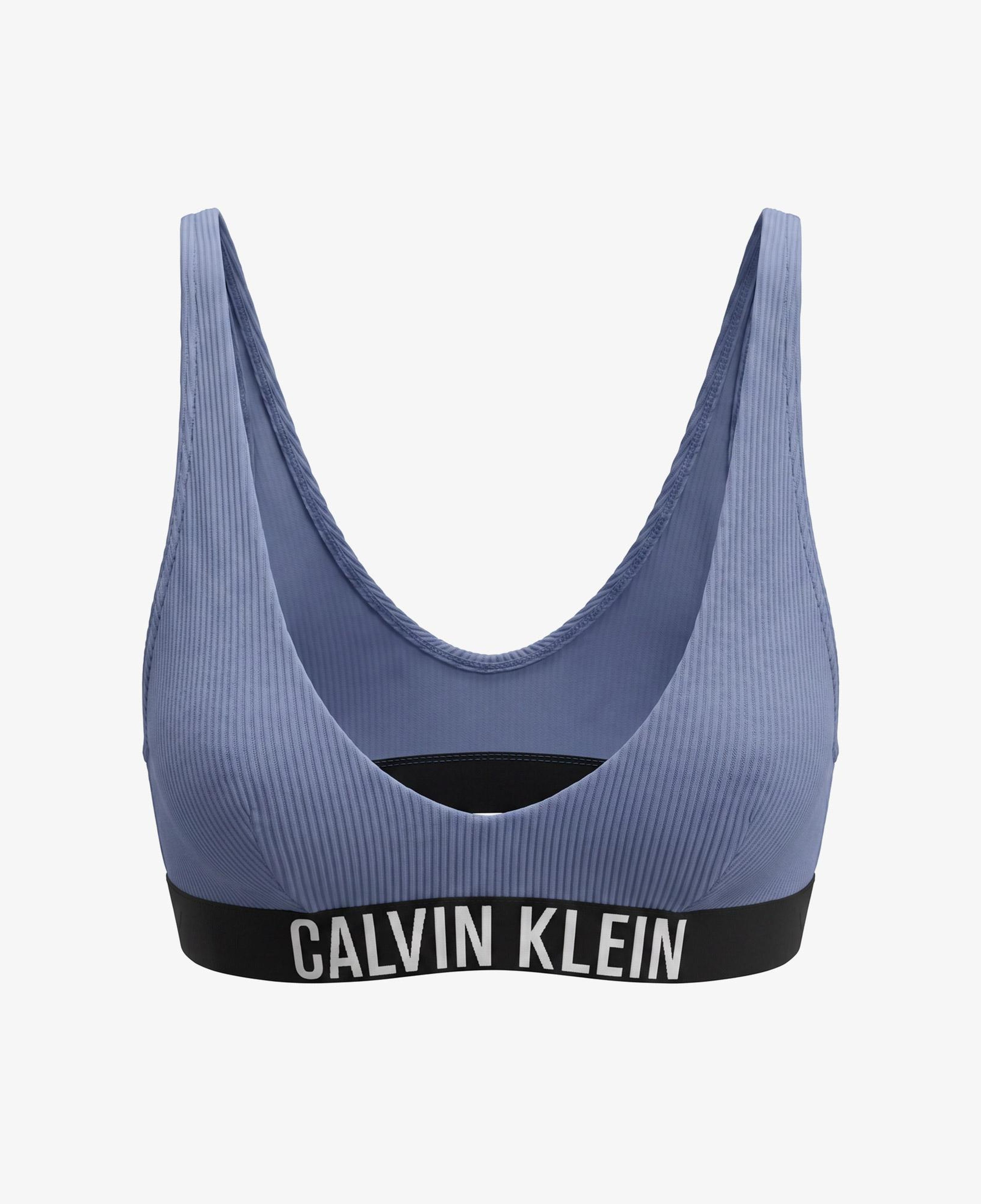 Calvin Klein Scoop Spor Sütyenilette Kadın Mavi Bikini Üstü