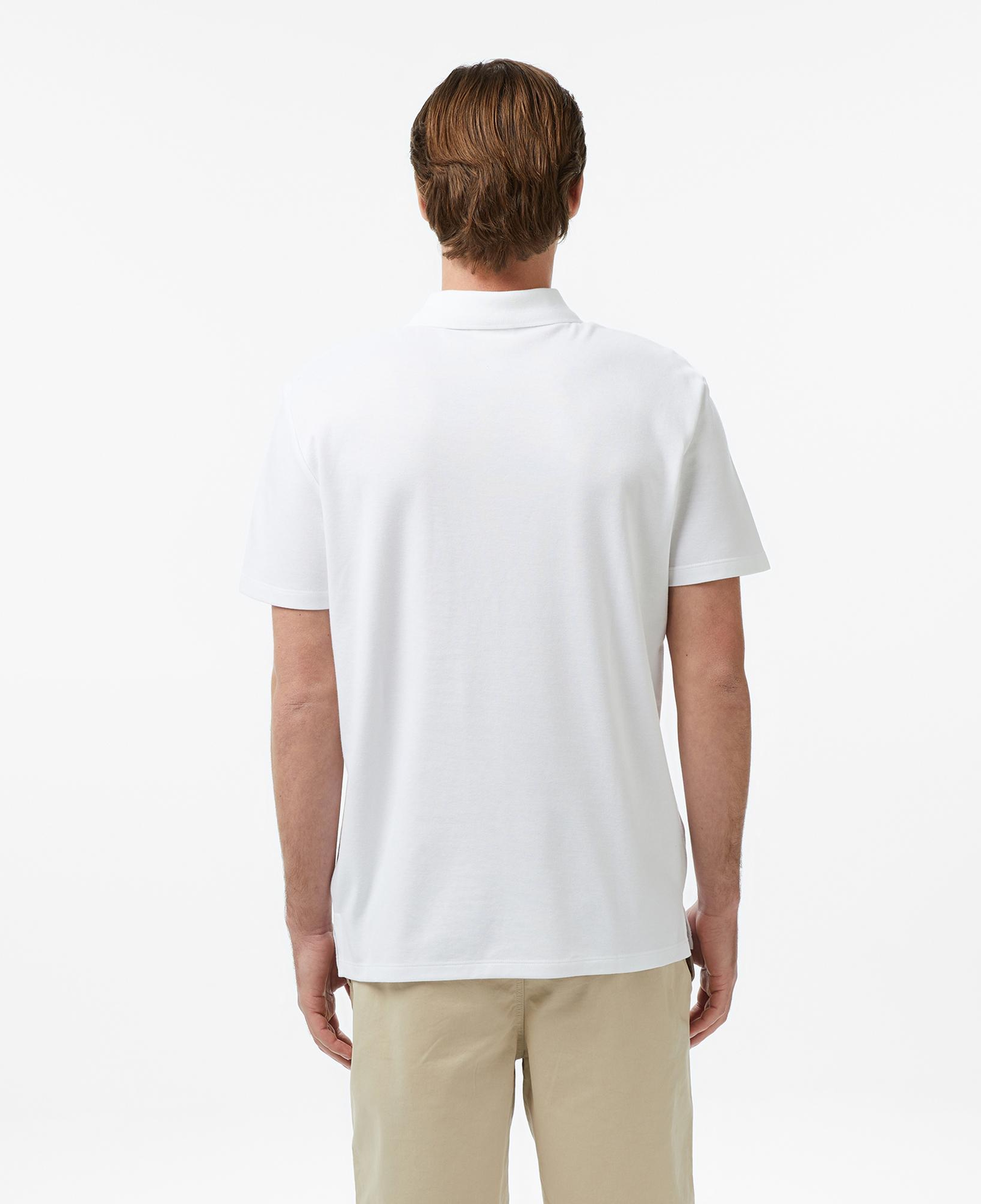 Calvin Klein Tech Interlock Erkek Beyaz Polo