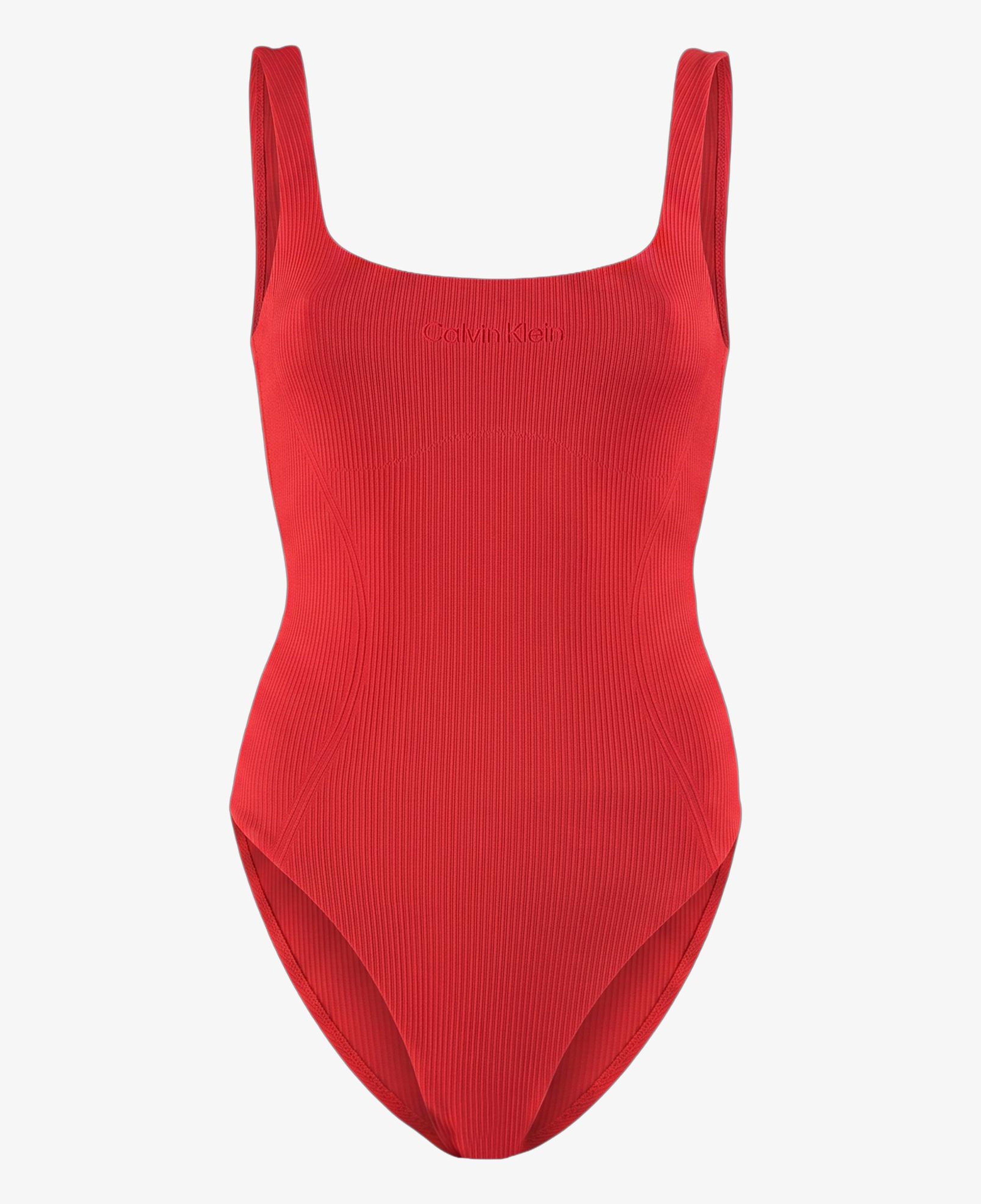 Calvin Klein One Piece Kadın Kırmızı Mayo