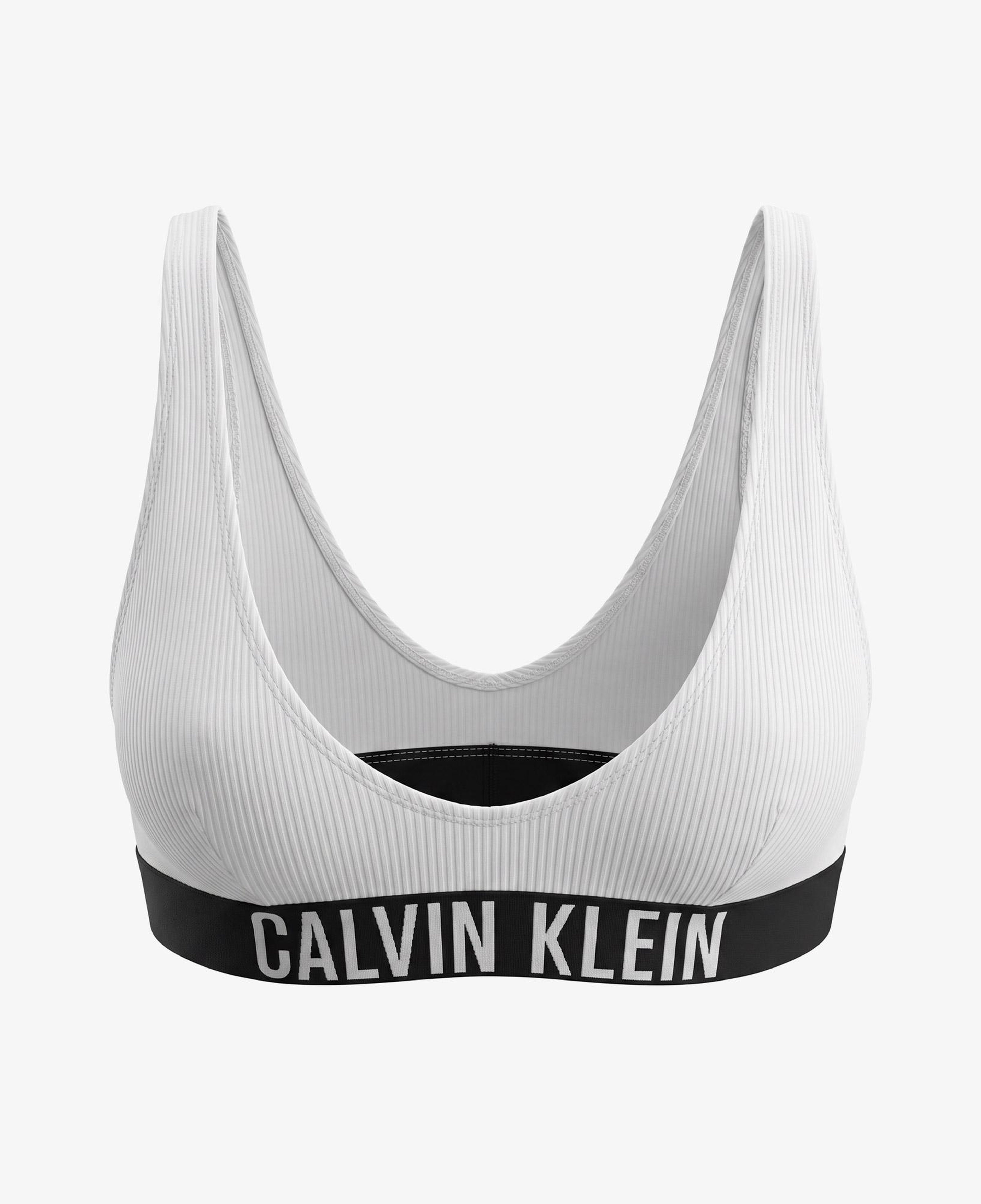 Calvin Klein Scoop Spor Sütyenilette Kadın Beyaz Bikini Üstü