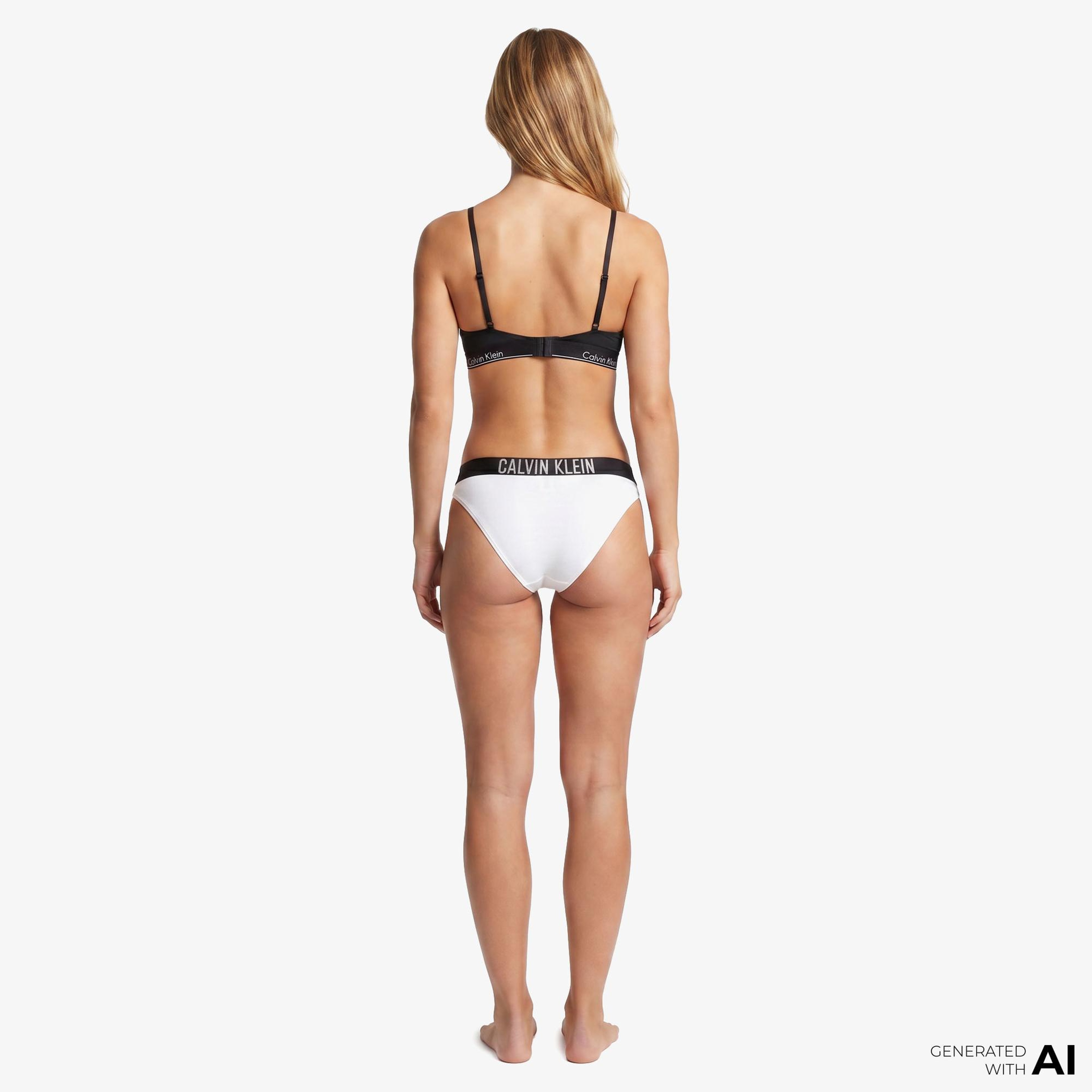 Calvin Klein Kadın Beyaz Bikini Altı
