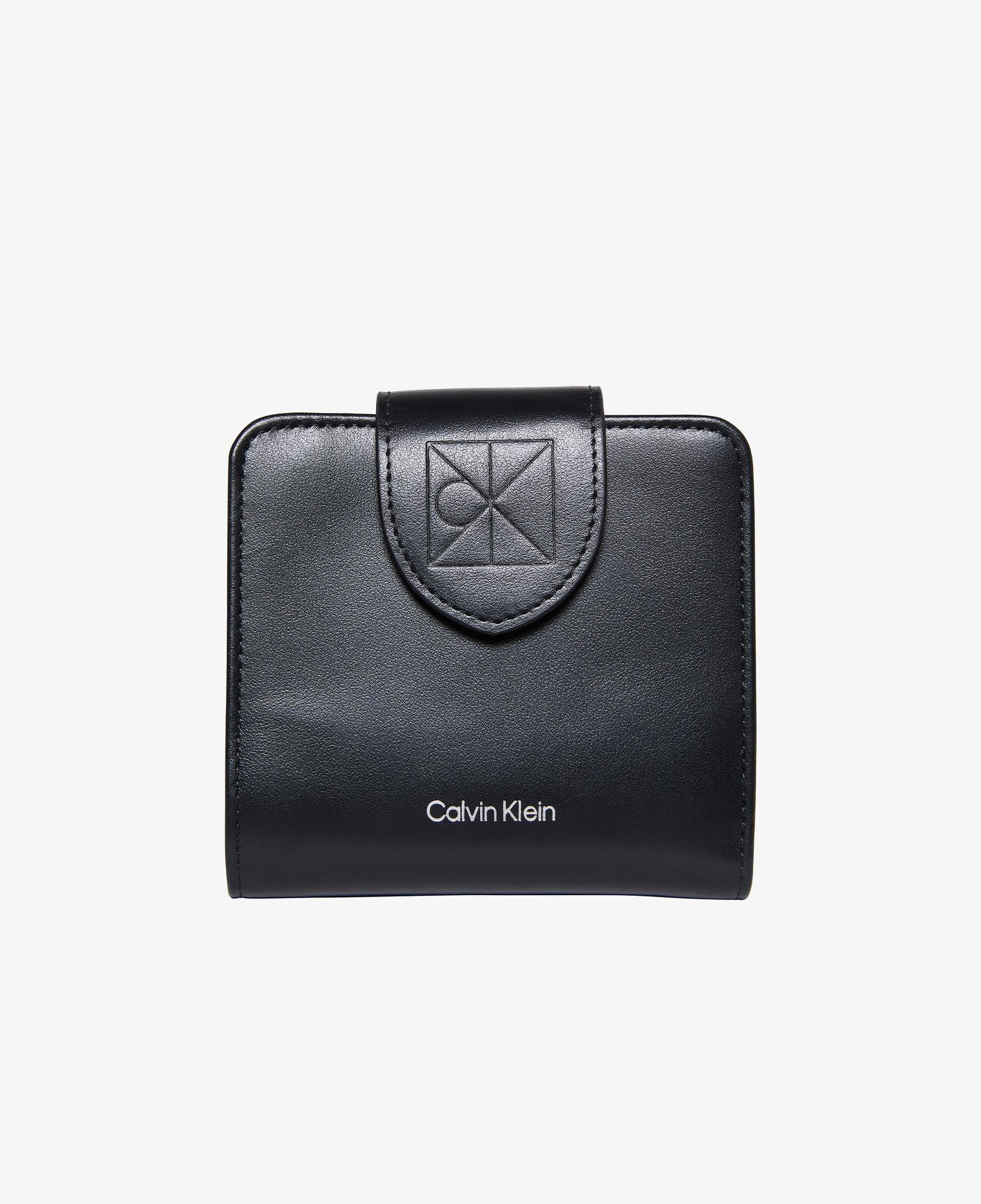 Calvin Klein Snap Tab Square Kadın Siyah Cüzdan