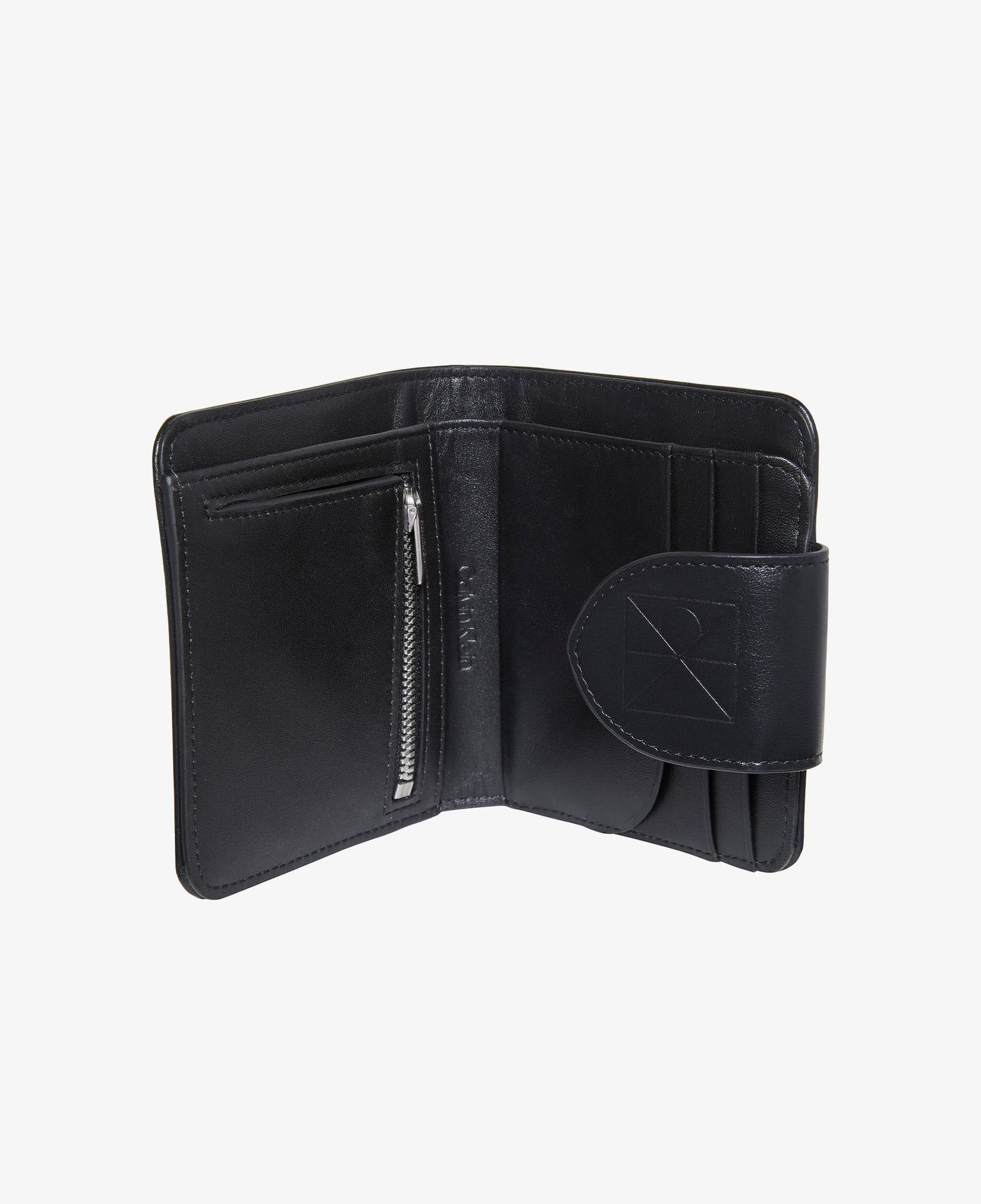 Calvin Klein Snap Tab Square Kadın Siyah Cüzdan