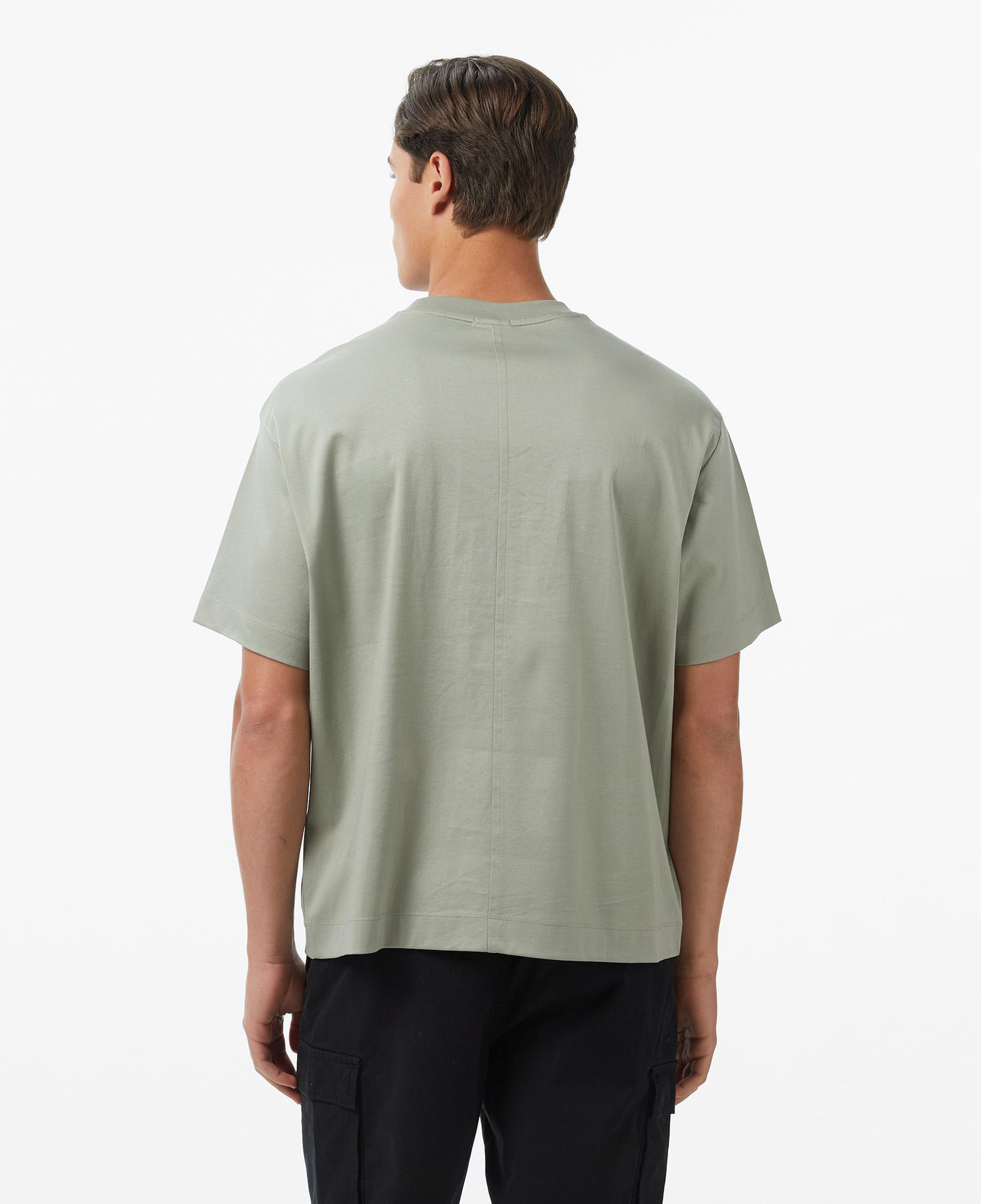 Calvin Klein Relaxed Premium Interlock Emblem Erkek Bej T-Shirt