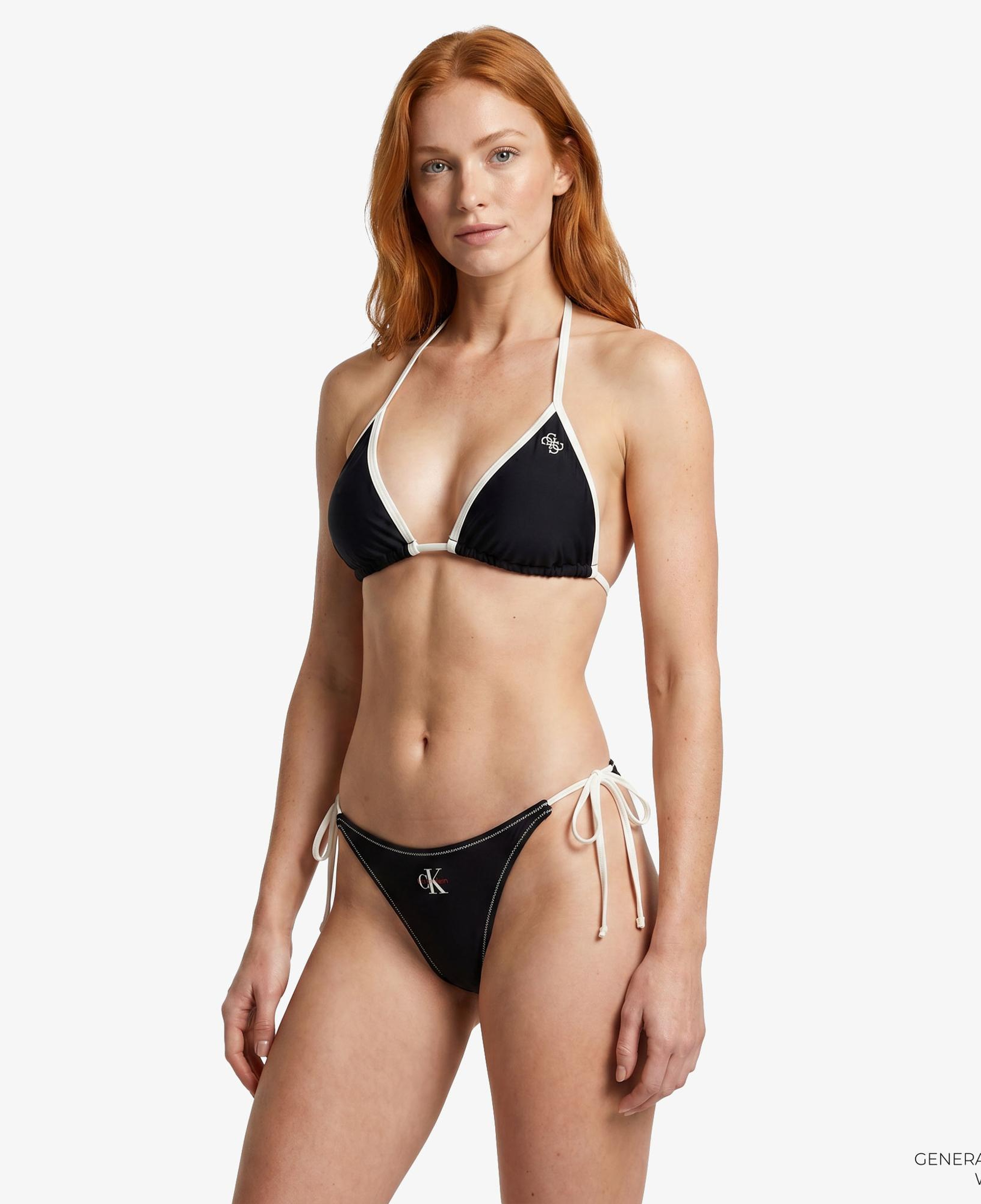 Calvin Klein Side Tie Kadın Siyah Bikini Altı
