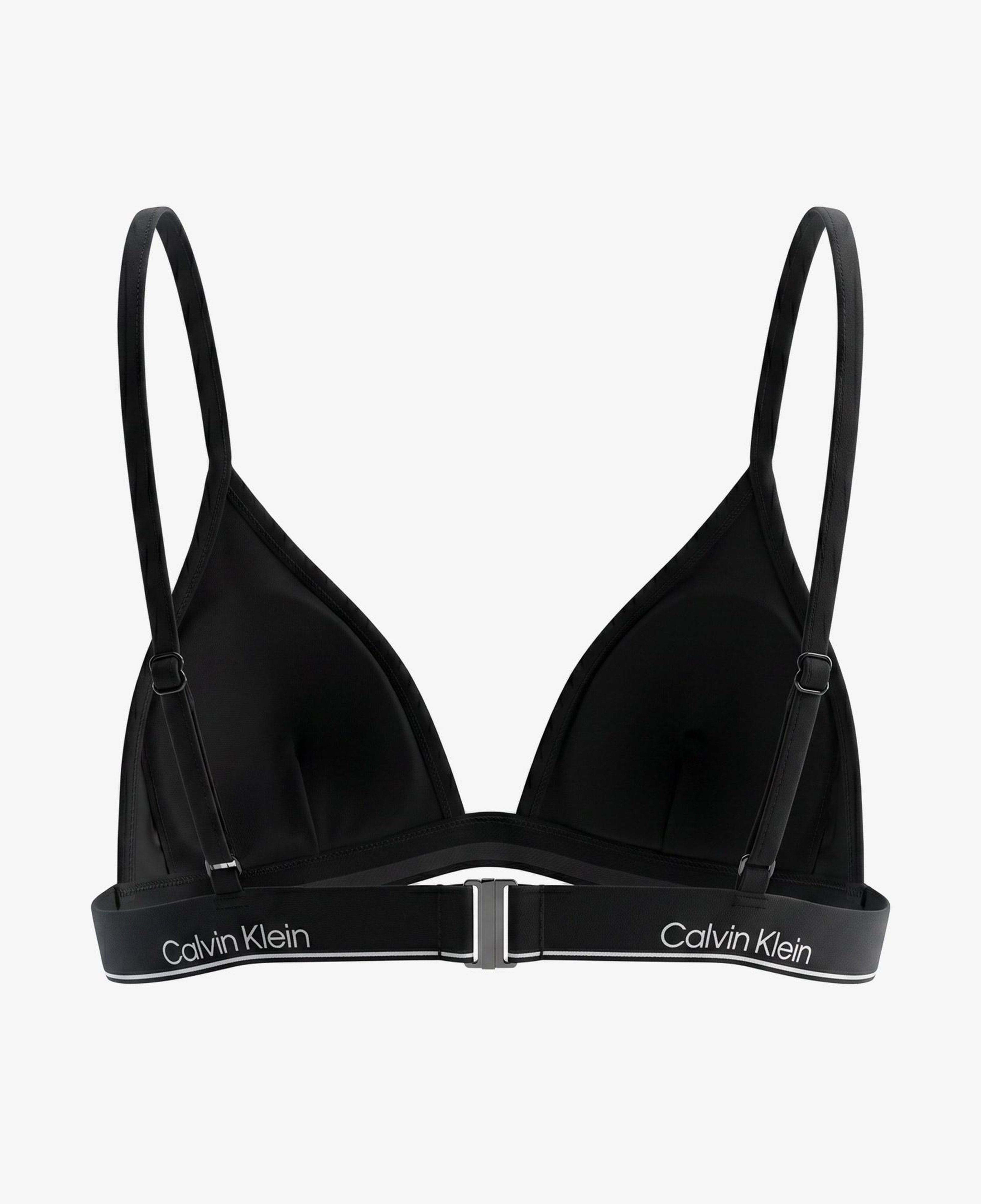 Calvin Klein Triangle Kadın Siyah Bikini Üstü