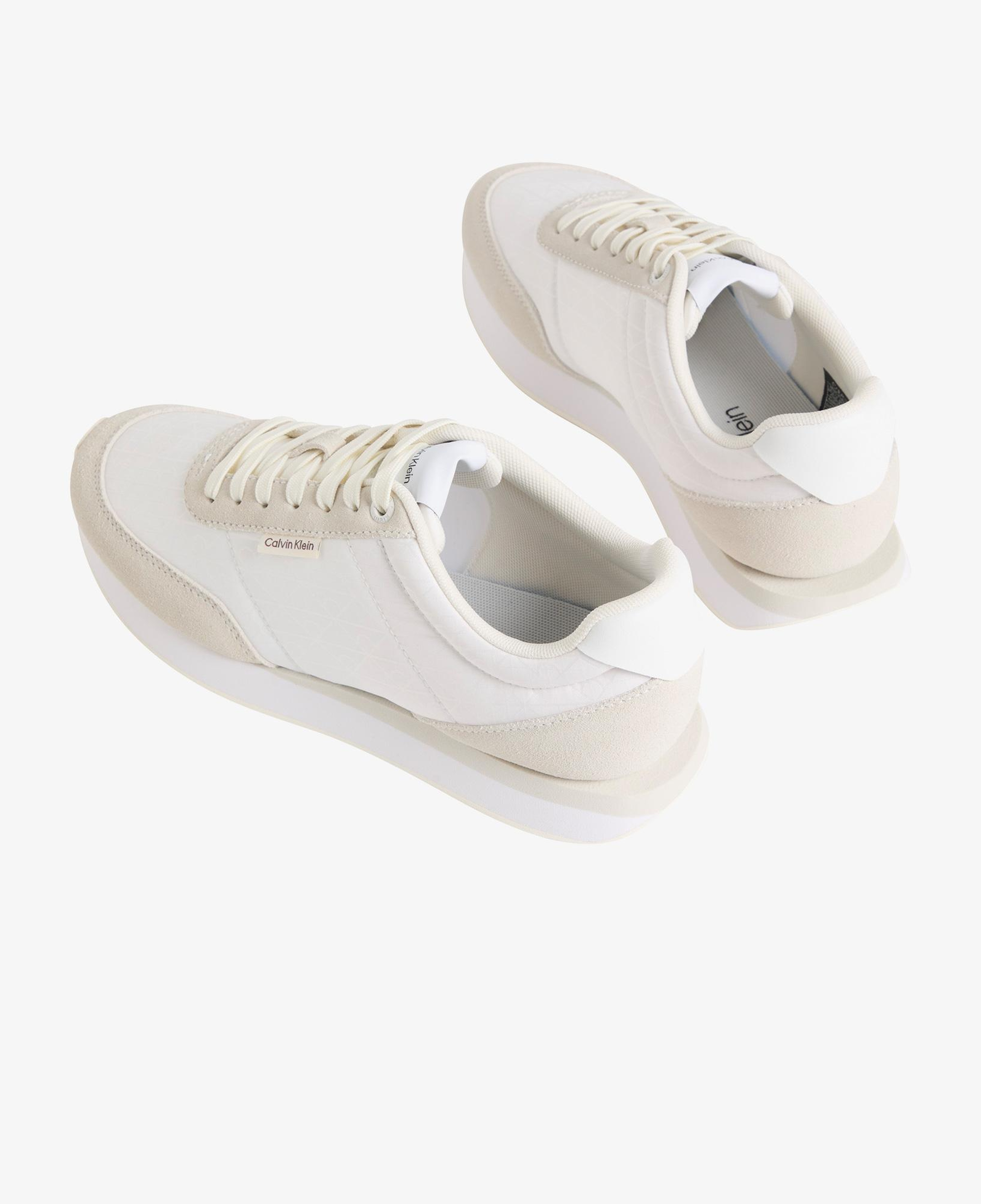 Calvin Klein Retro Runner Lace Up Kadın Beyaz Sneaker