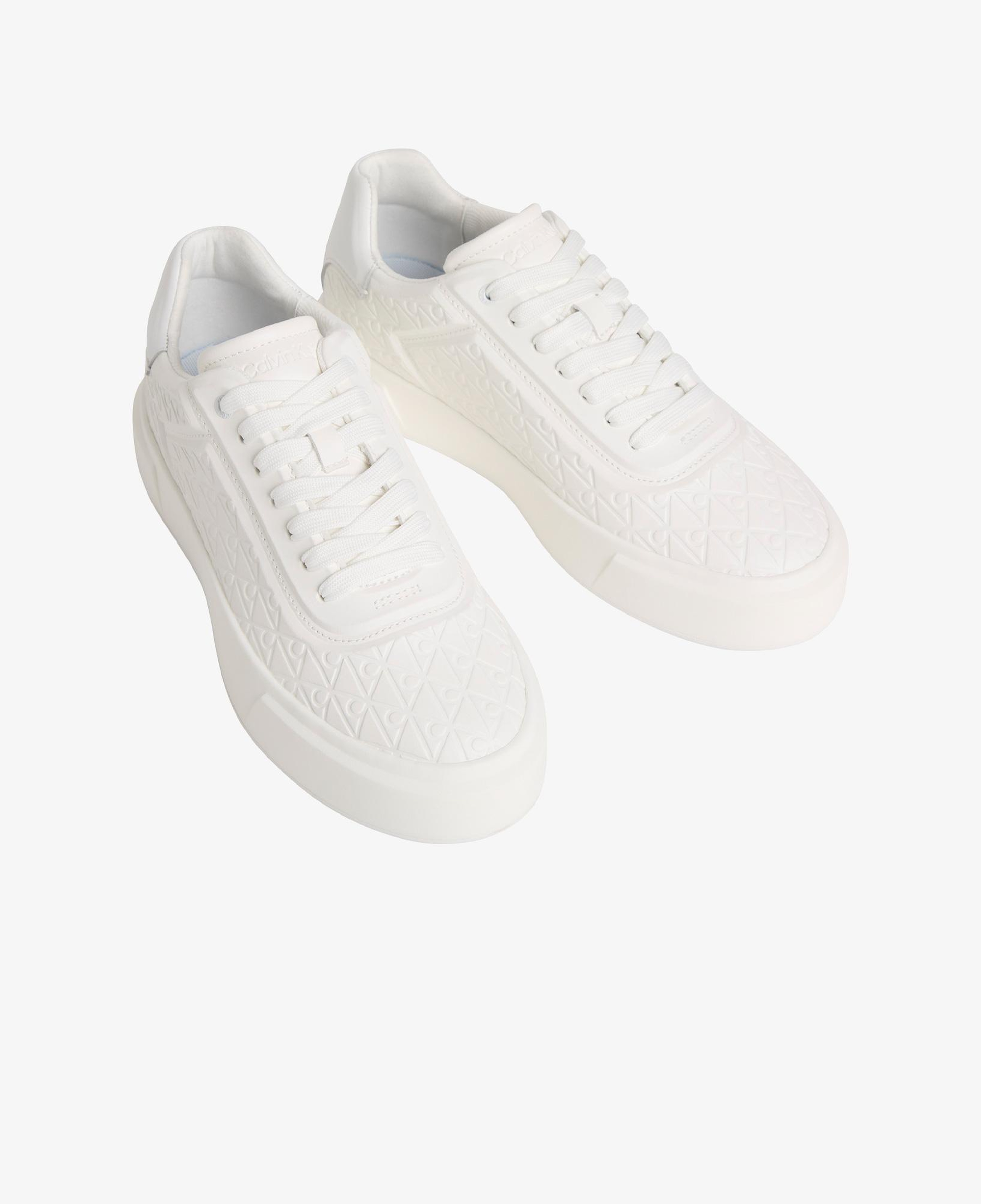 Calvin Klein Basket Cups Lace Up Kadın Beyaz Sneaker