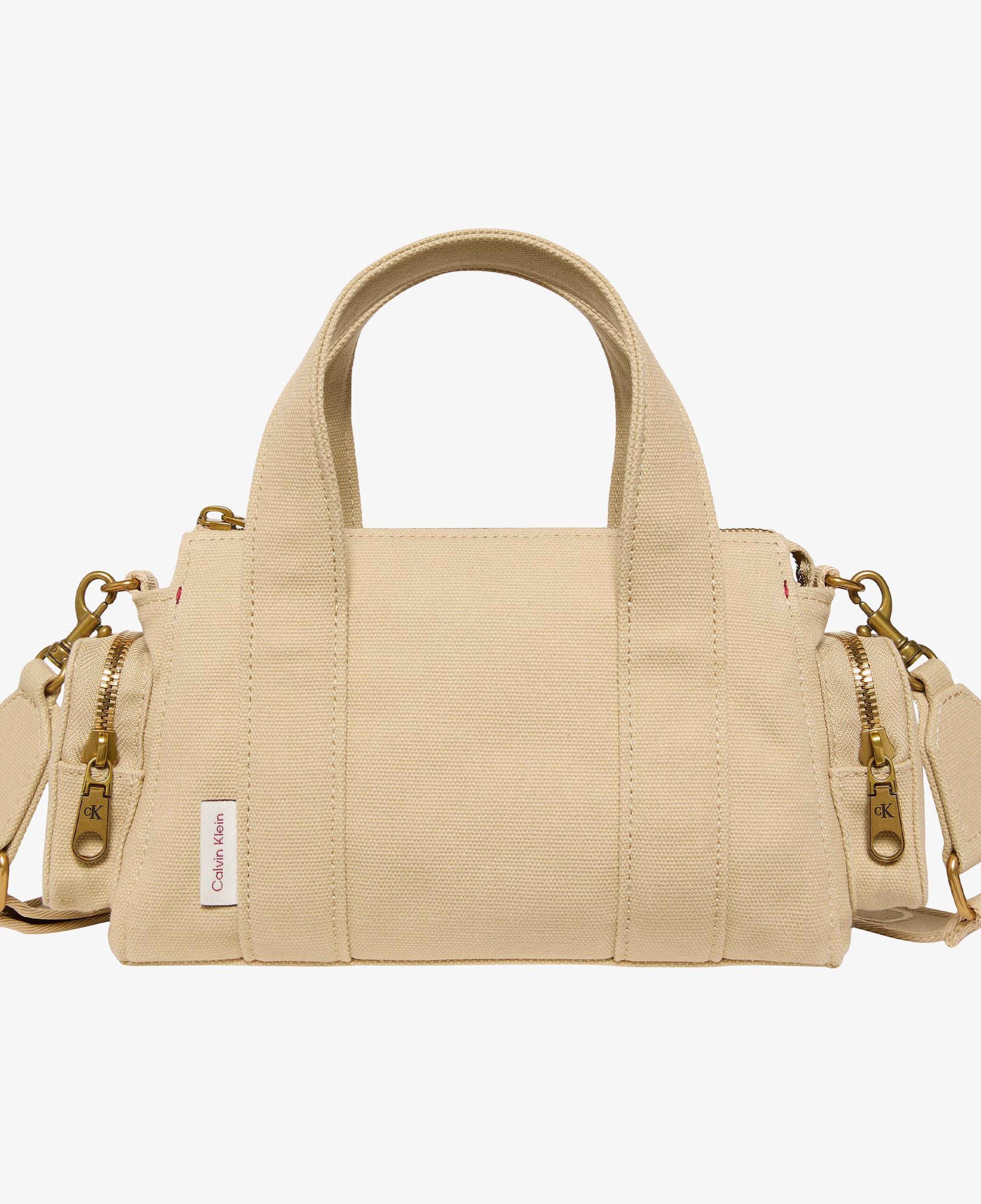 Calvin Klein Webbing Strap Canvas Pocket Kadın Haki Çapraz Çanta
