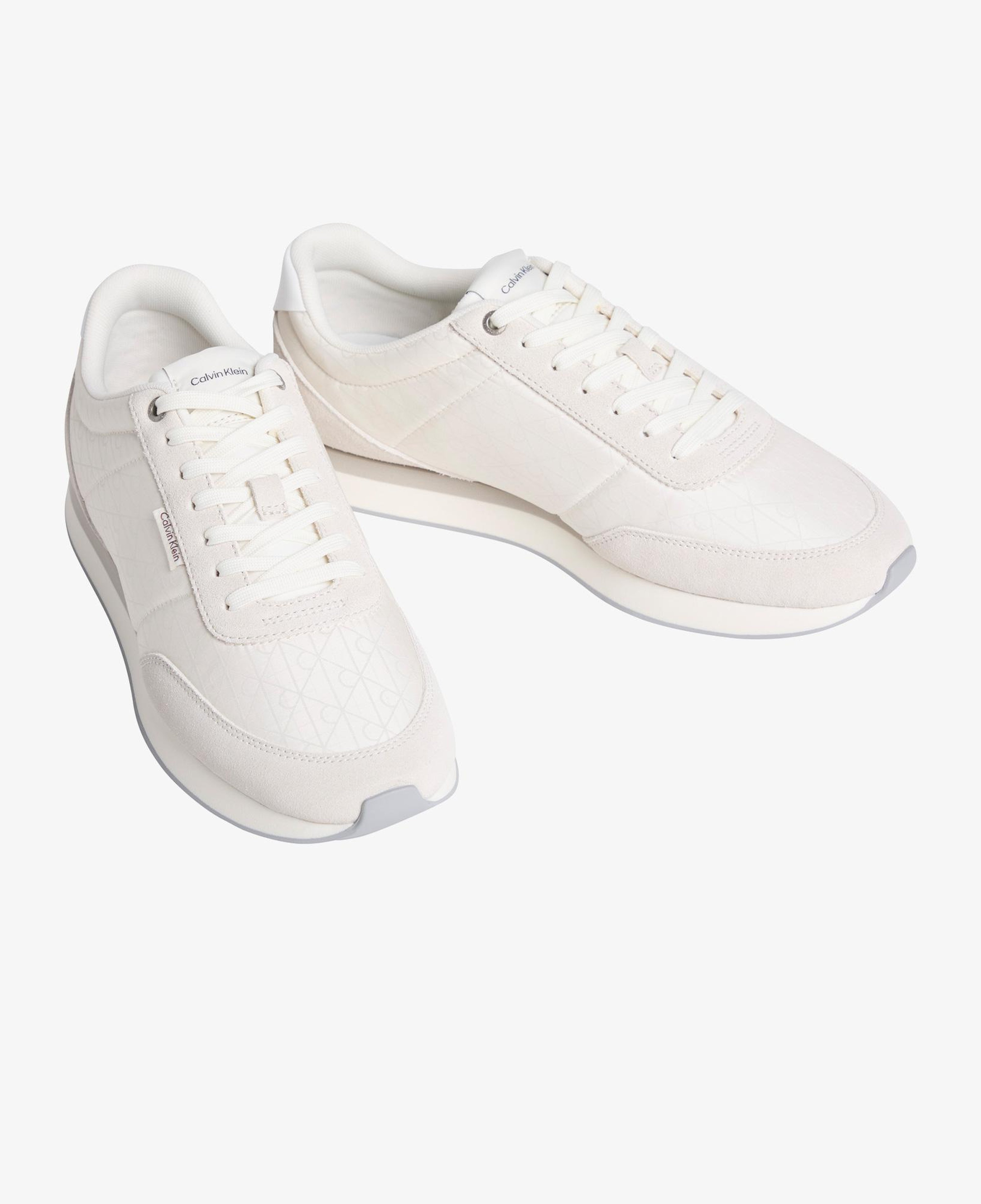 Calvin Klein Retro Runner Ripstop Erkek Beyaz Sneaker