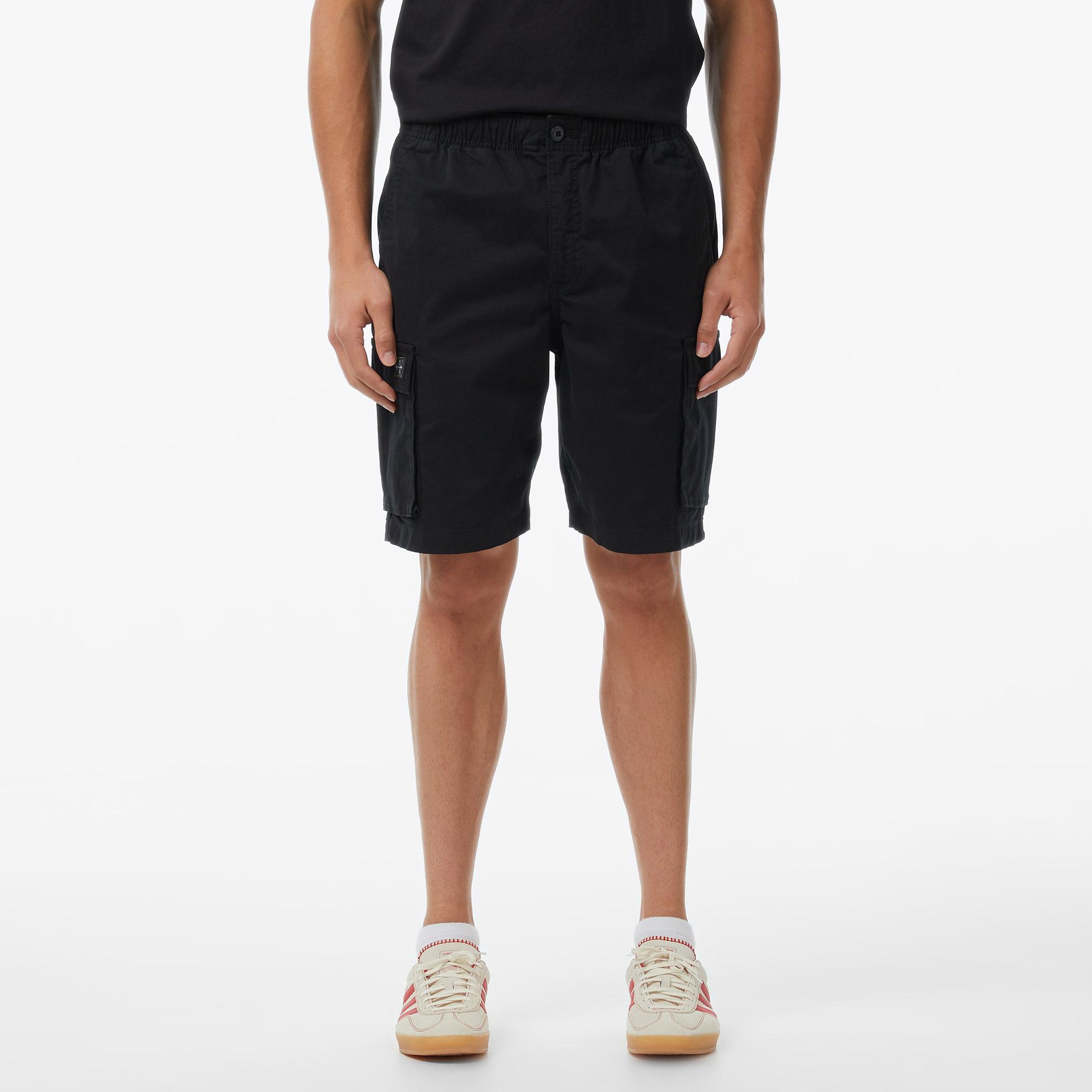 Calvin Klein Straight Comfort Cotton Cargo Erkek Siyah Şort