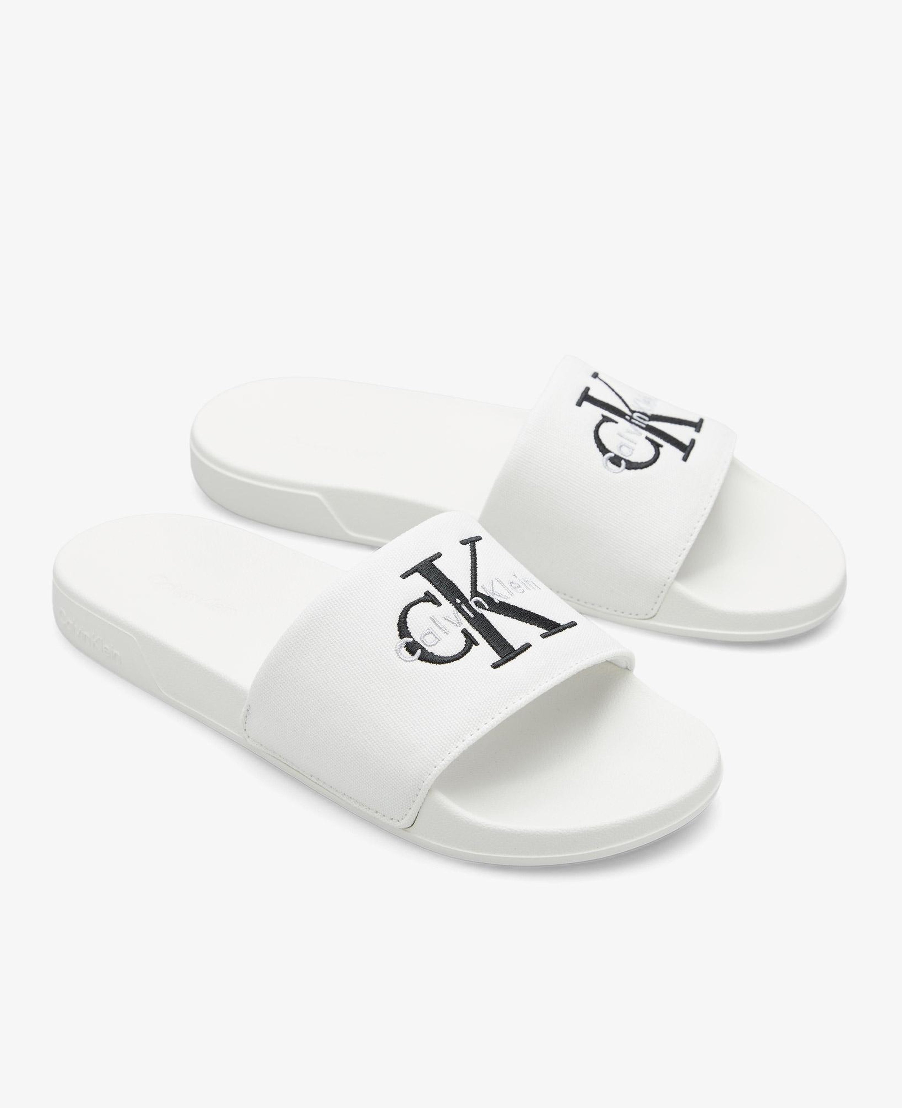 Calvin Klein Slide Erkek Beyaz Terlik