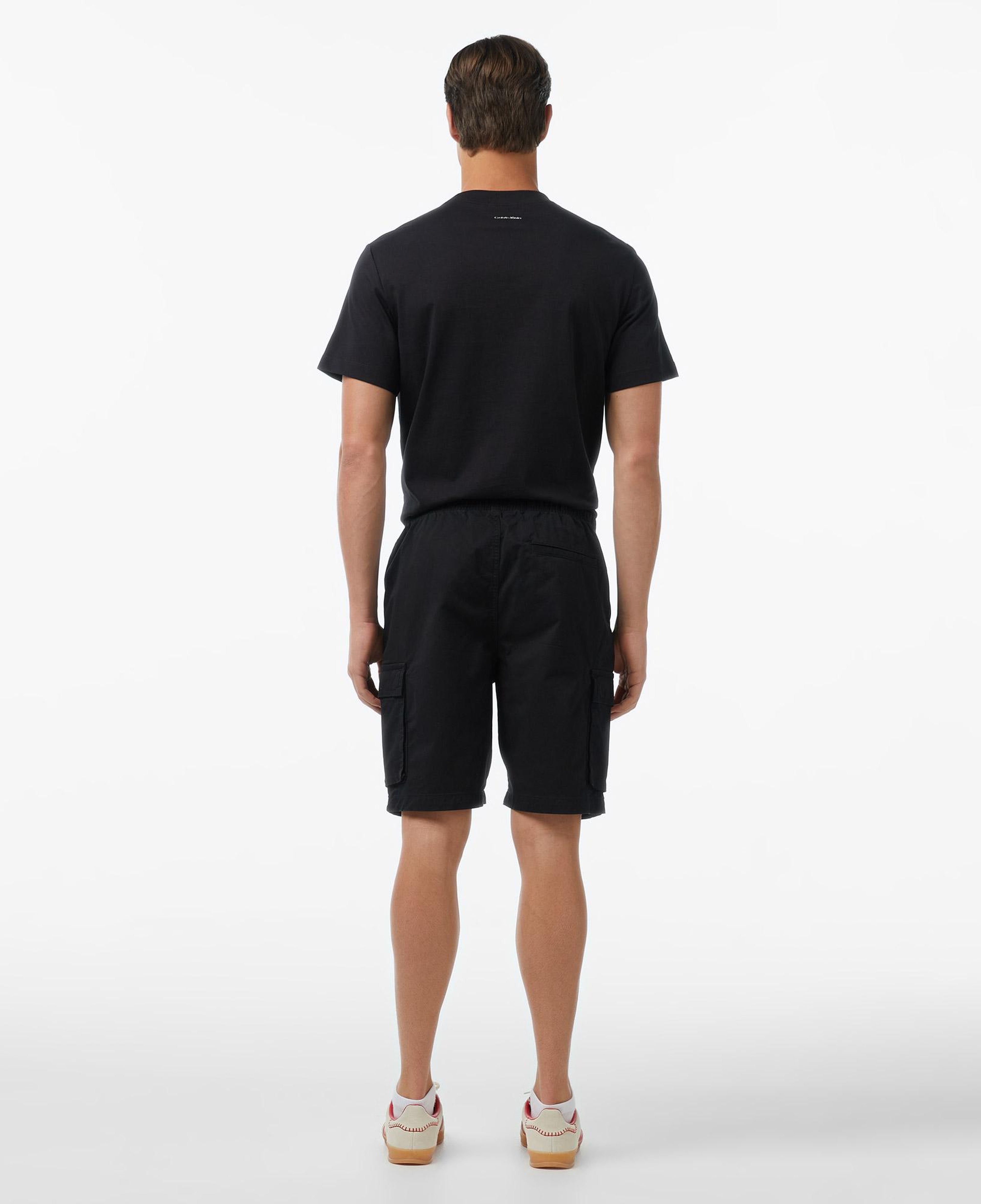 Calvin Klein Straight Comfort Cotton Cargo Erkek Siyah Şort