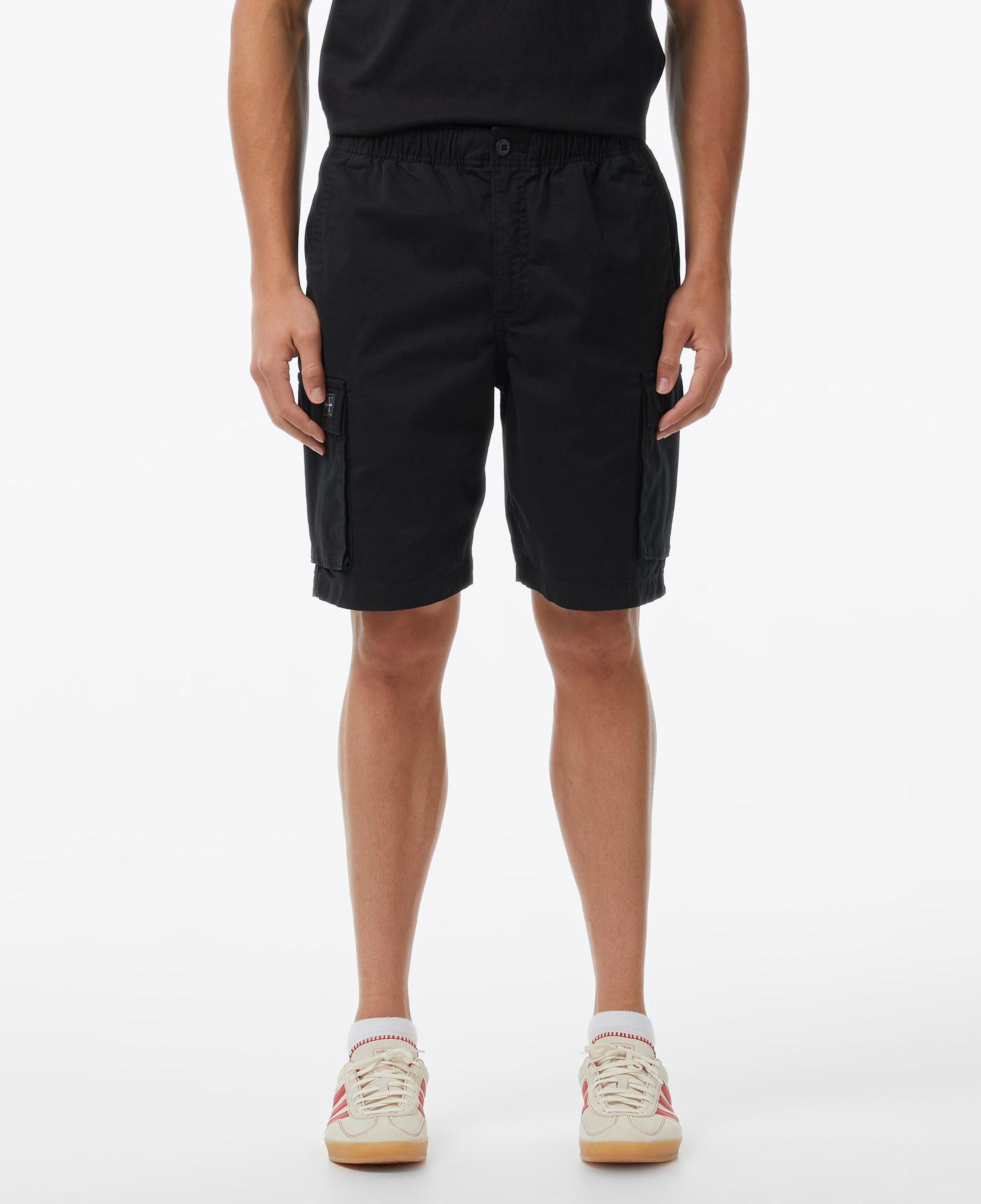 Calvin Klein Straight Comfort Cotton Cargo Erkek Siyah Şort