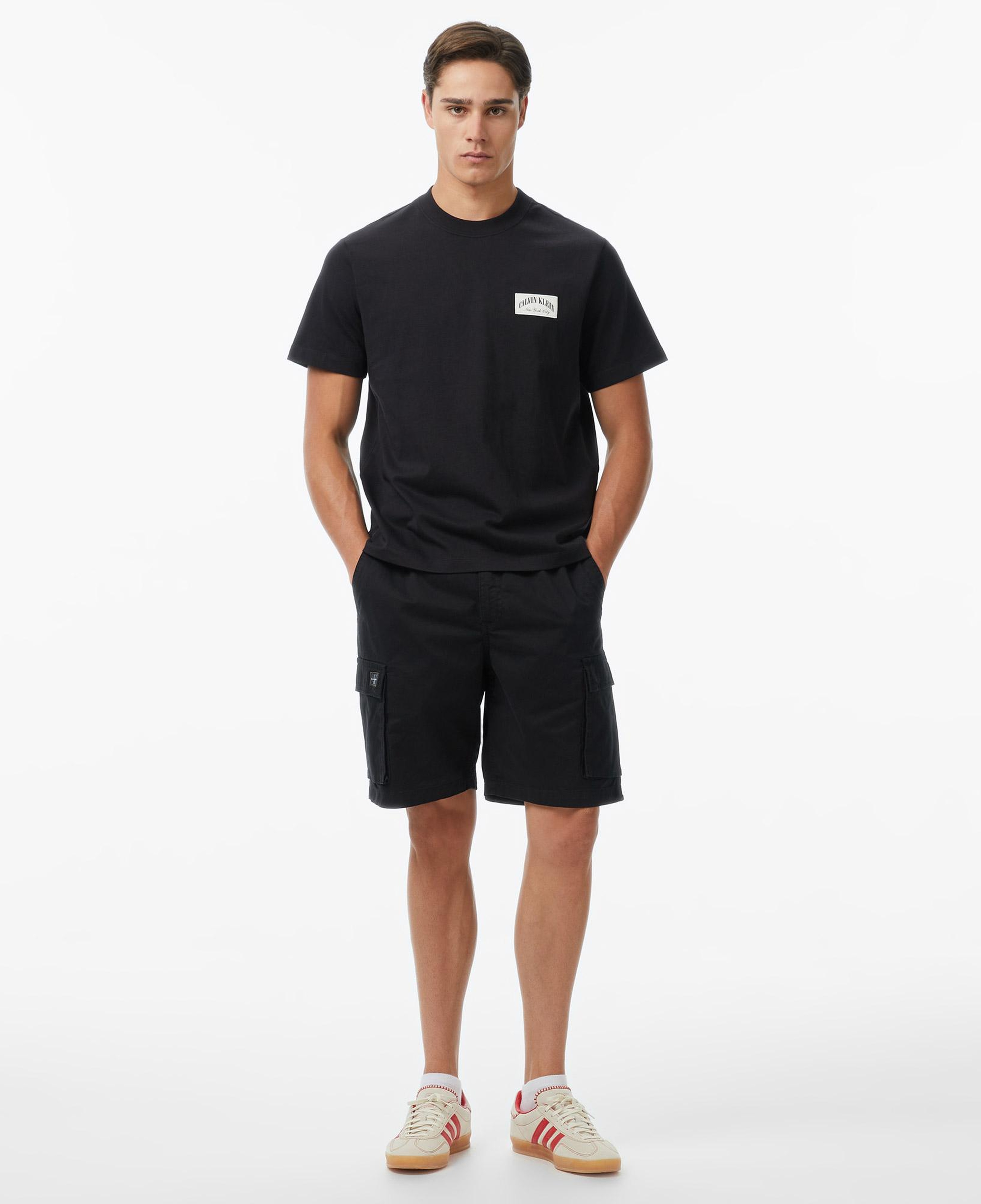 Calvin Klein Straight Comfort Cotton Cargo Erkek Siyah Şort