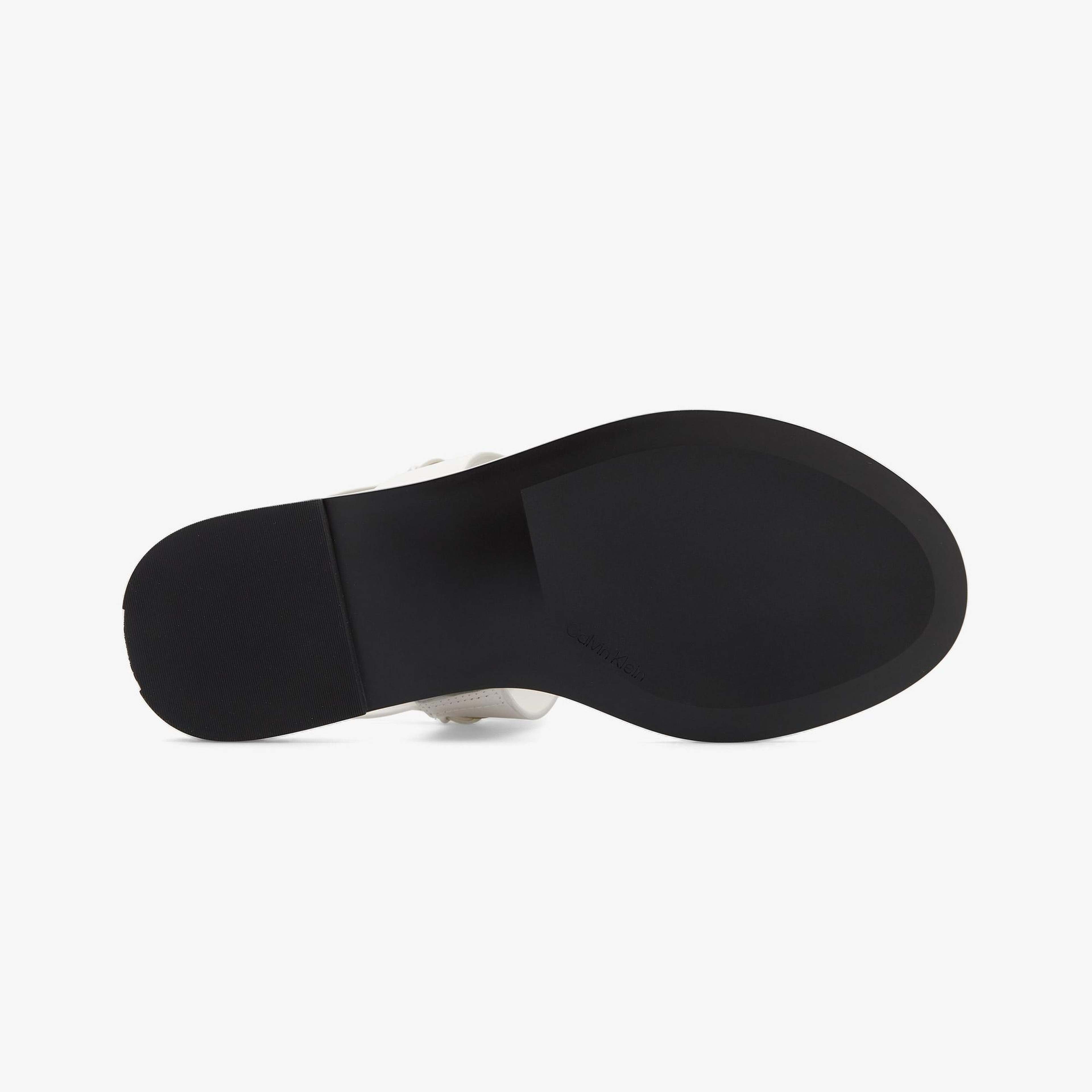 Calvin Klein Round Flat Kadın Gri Sandalet