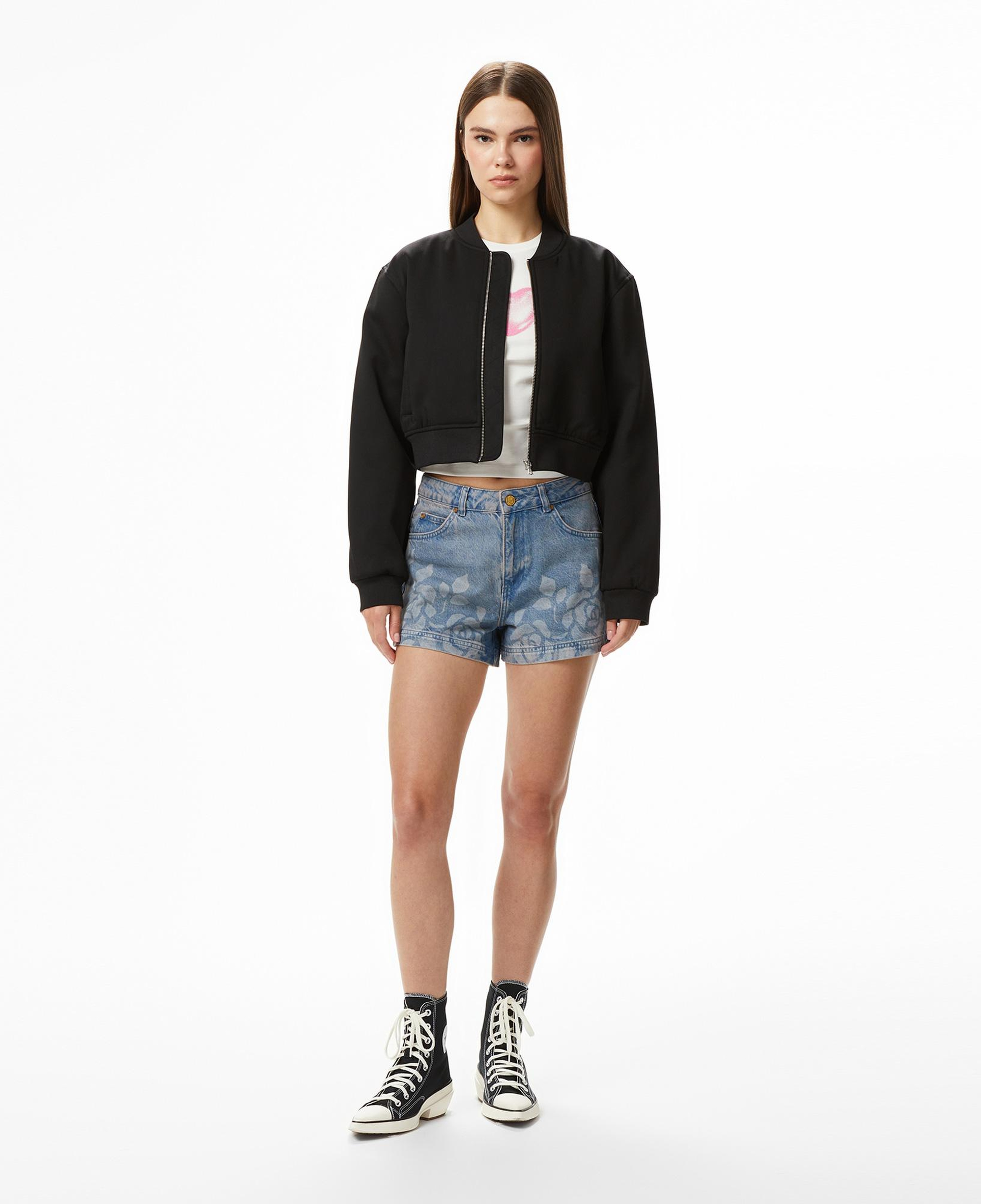 Les Benjamins 002 Kadın Mavi Denim Şort