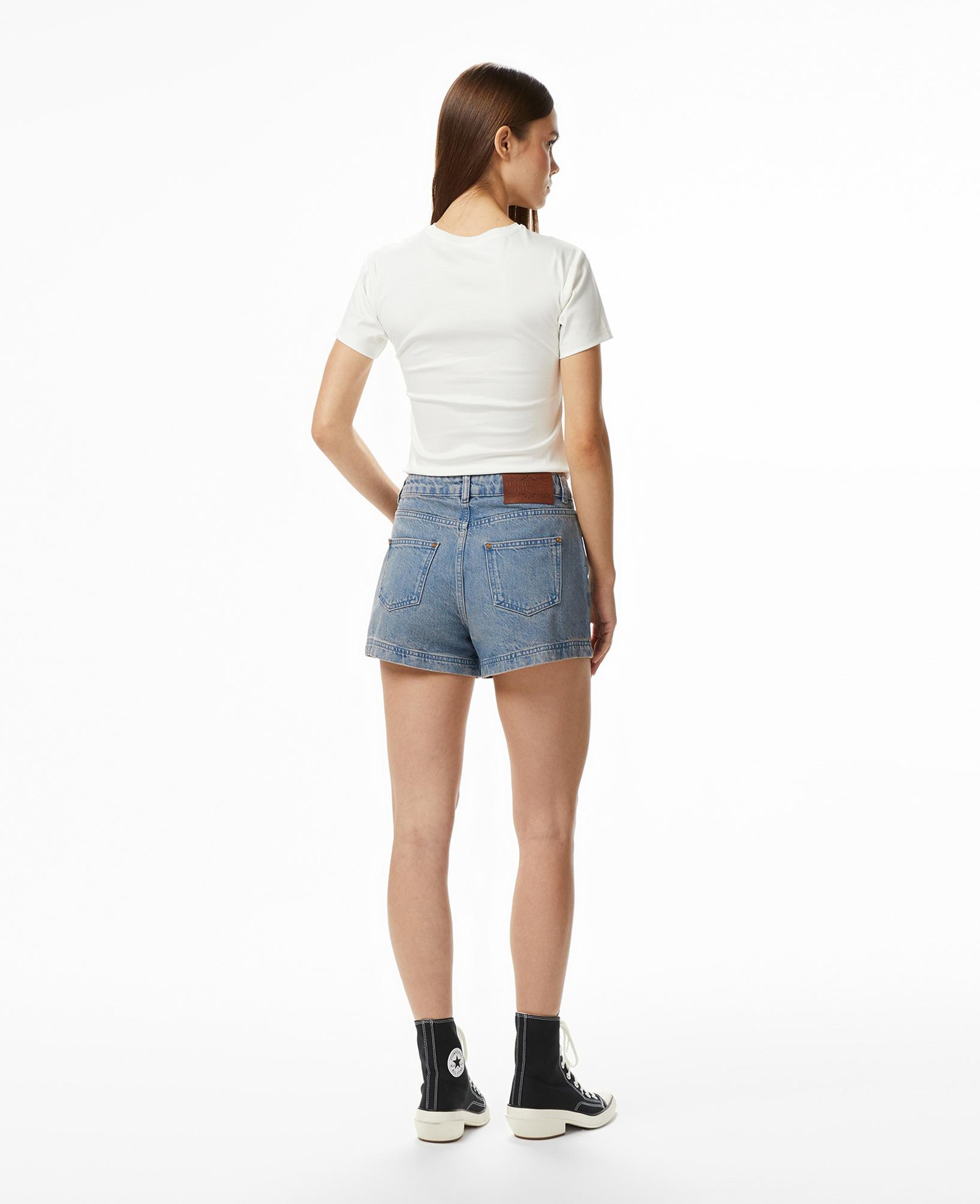 Les Benjamins 002 Kadın Mavi Denim Şort