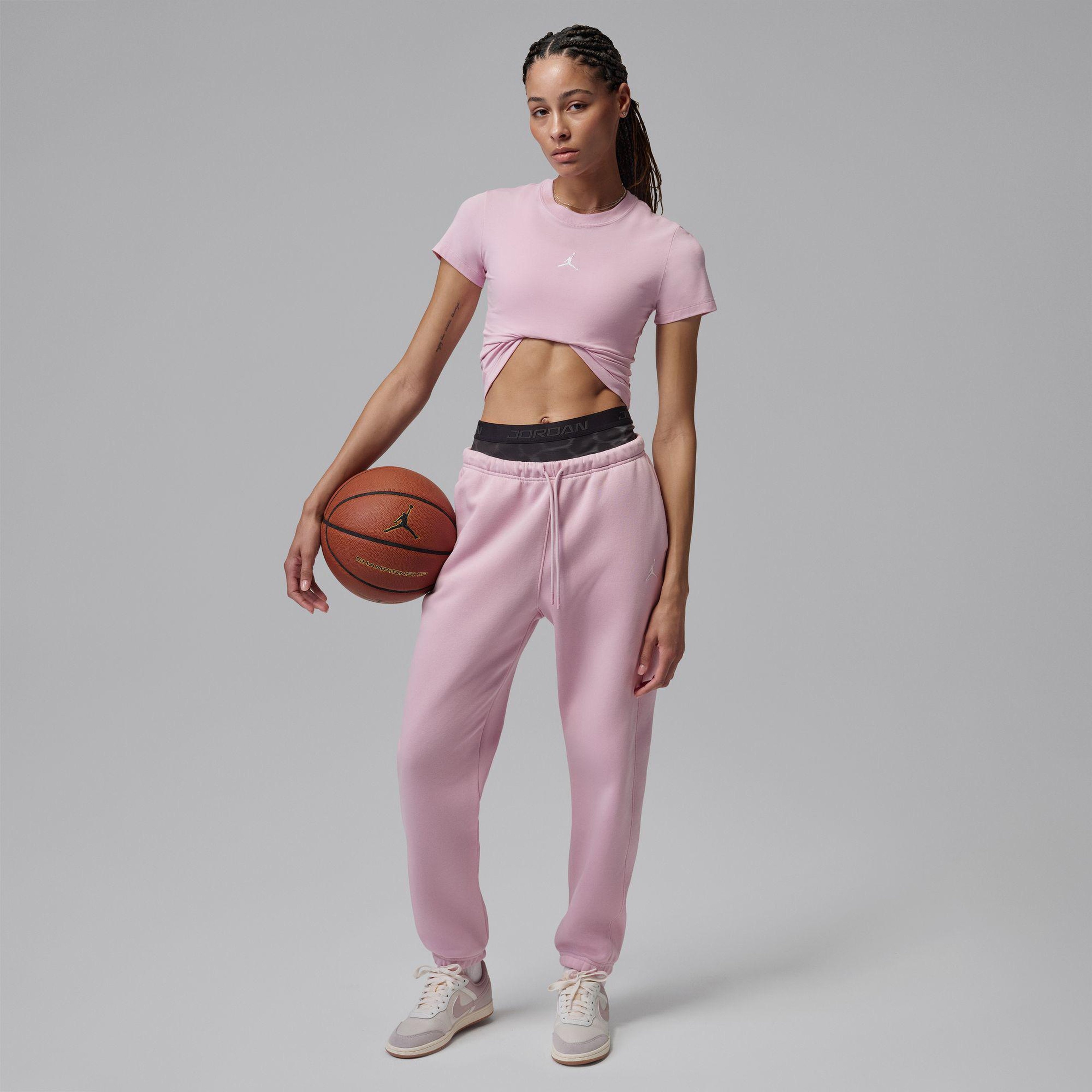 Jordan Brooklyn Fleece Kadın Pembe Eşofman Altı