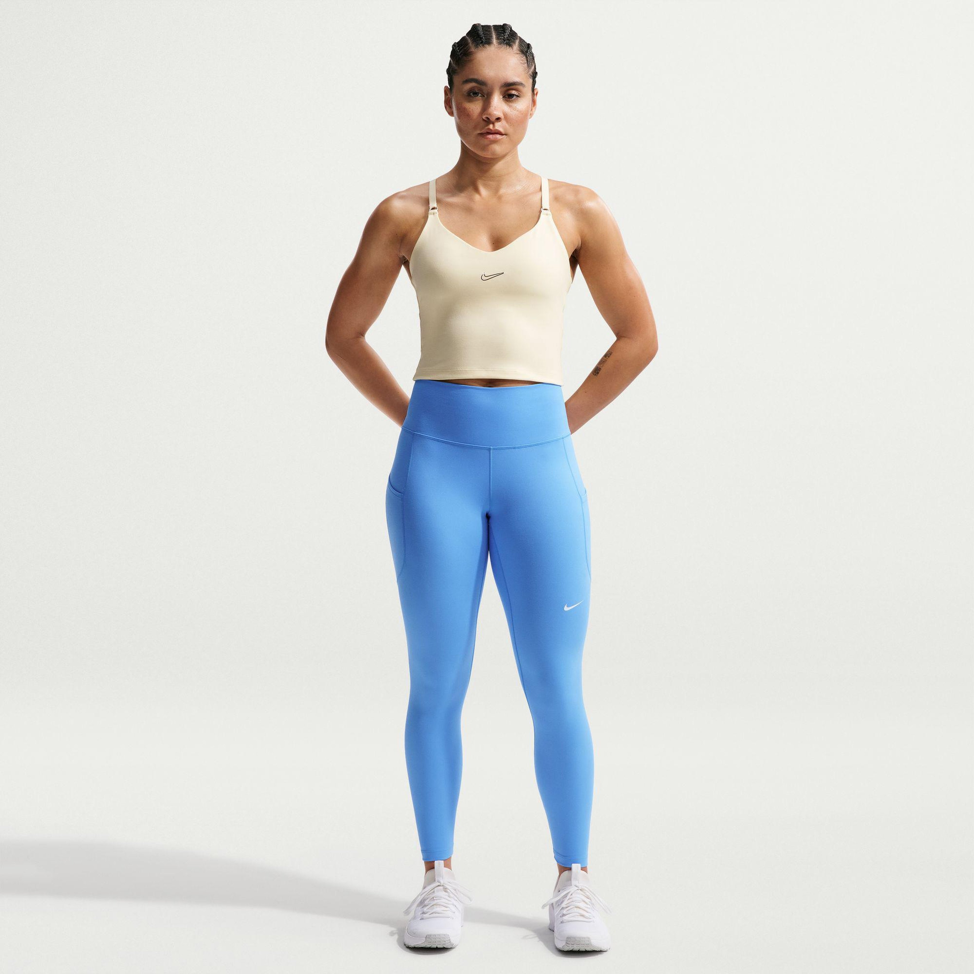 Nike Dri-Fit One High Rise 7/8 Tight Kadın Mavi Tayt