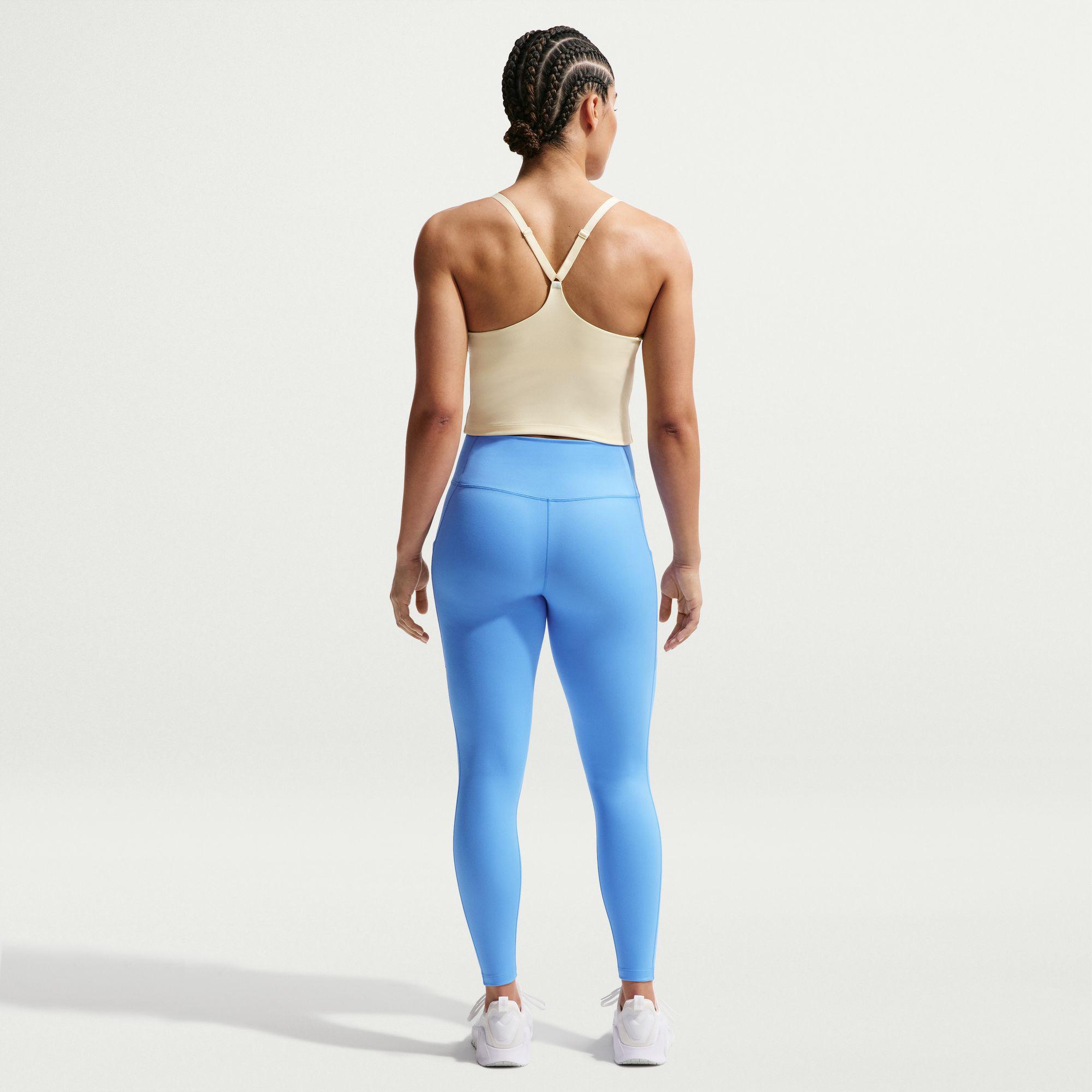 Nike Dri-Fit One High Rise 7/8 Tight Kadın Mavi Tayt
