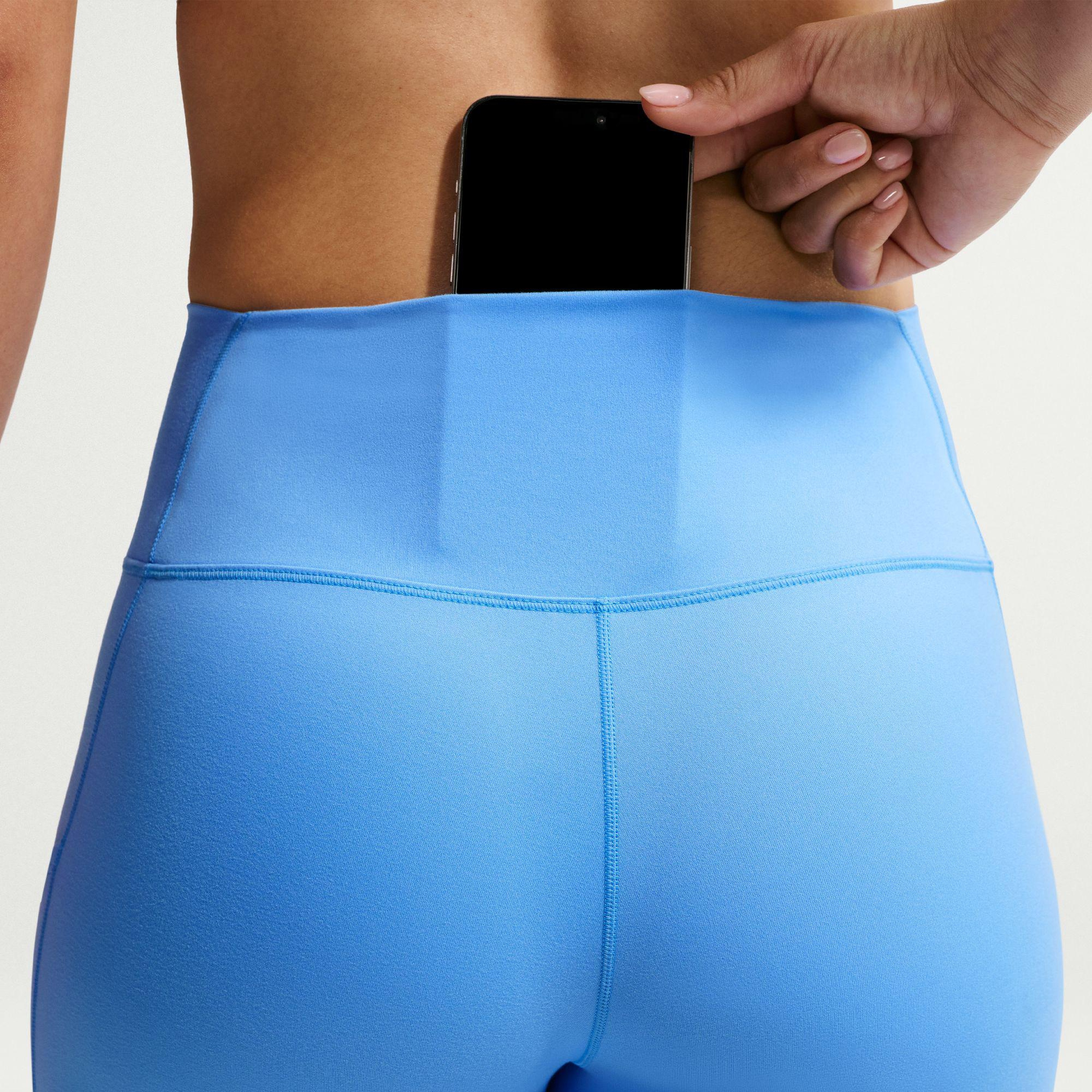 Nike Dri-Fit One High Rise 7/8 Tight Kadın Mavi Tayt