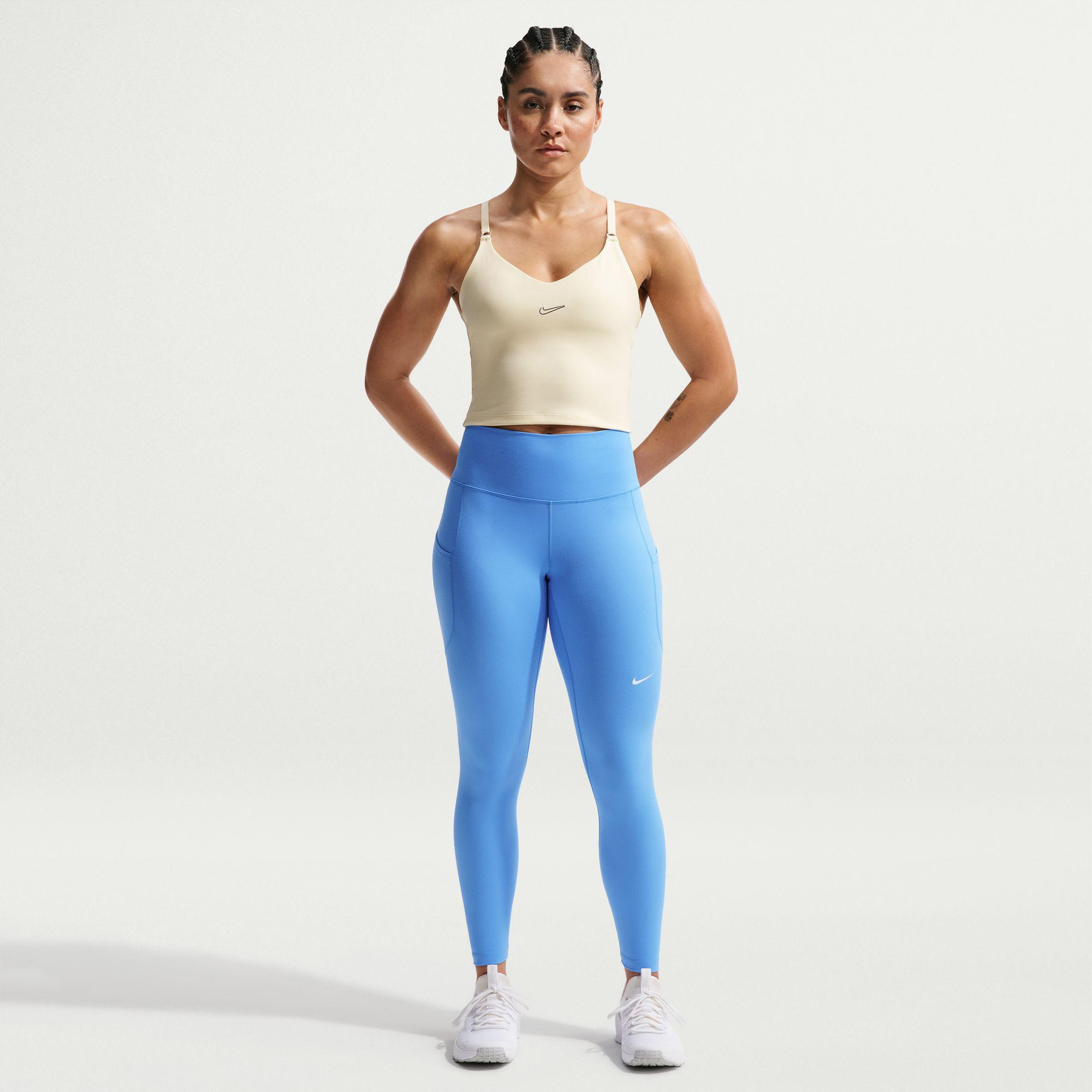 Nike Dri-Fit One High Rise 7/8 Tight Kadın Mavi Tayt