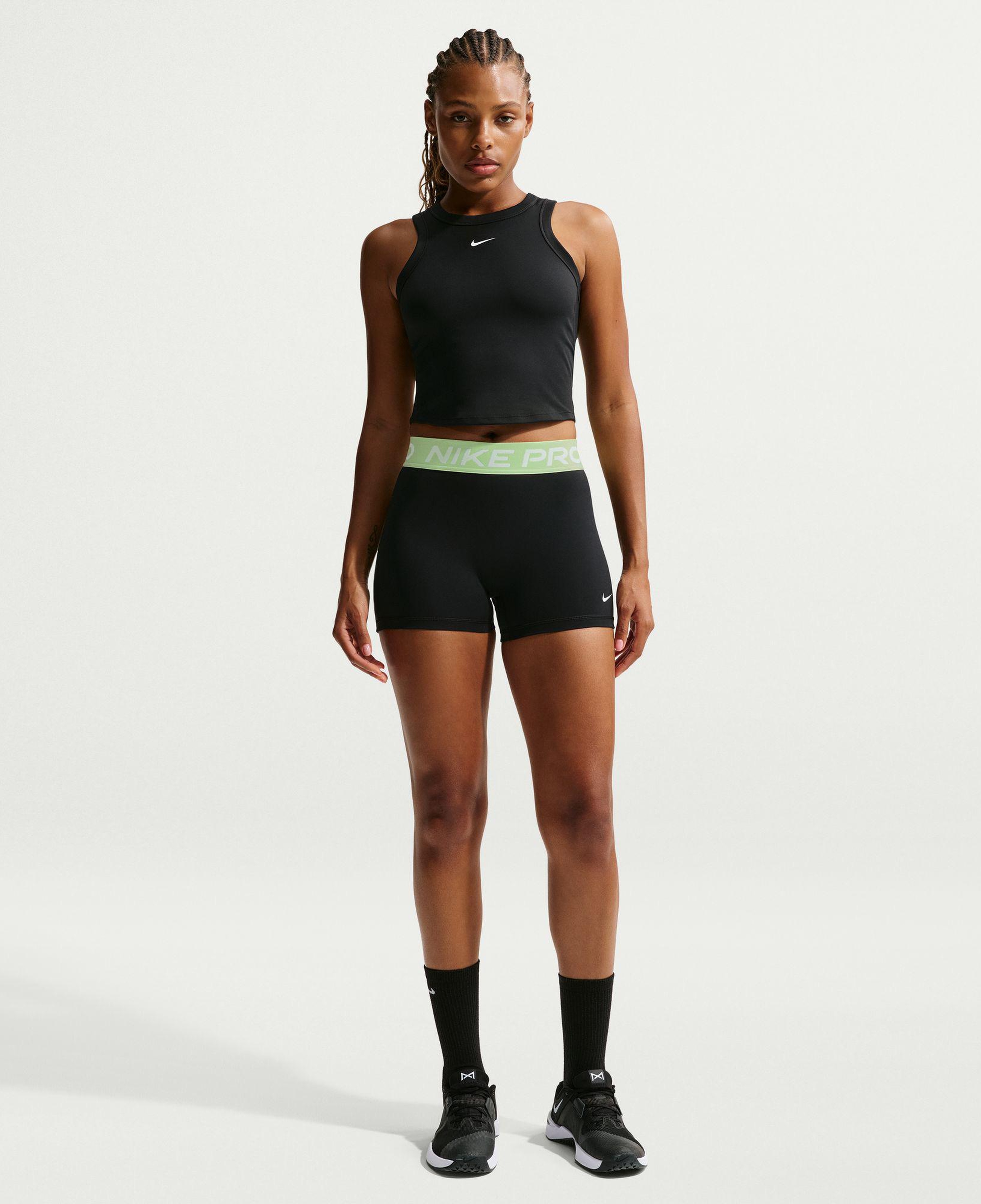 Nike Pro Dri-Fit 365 Mid Rise 8 cm Kadın Siyah Kısa Tayt