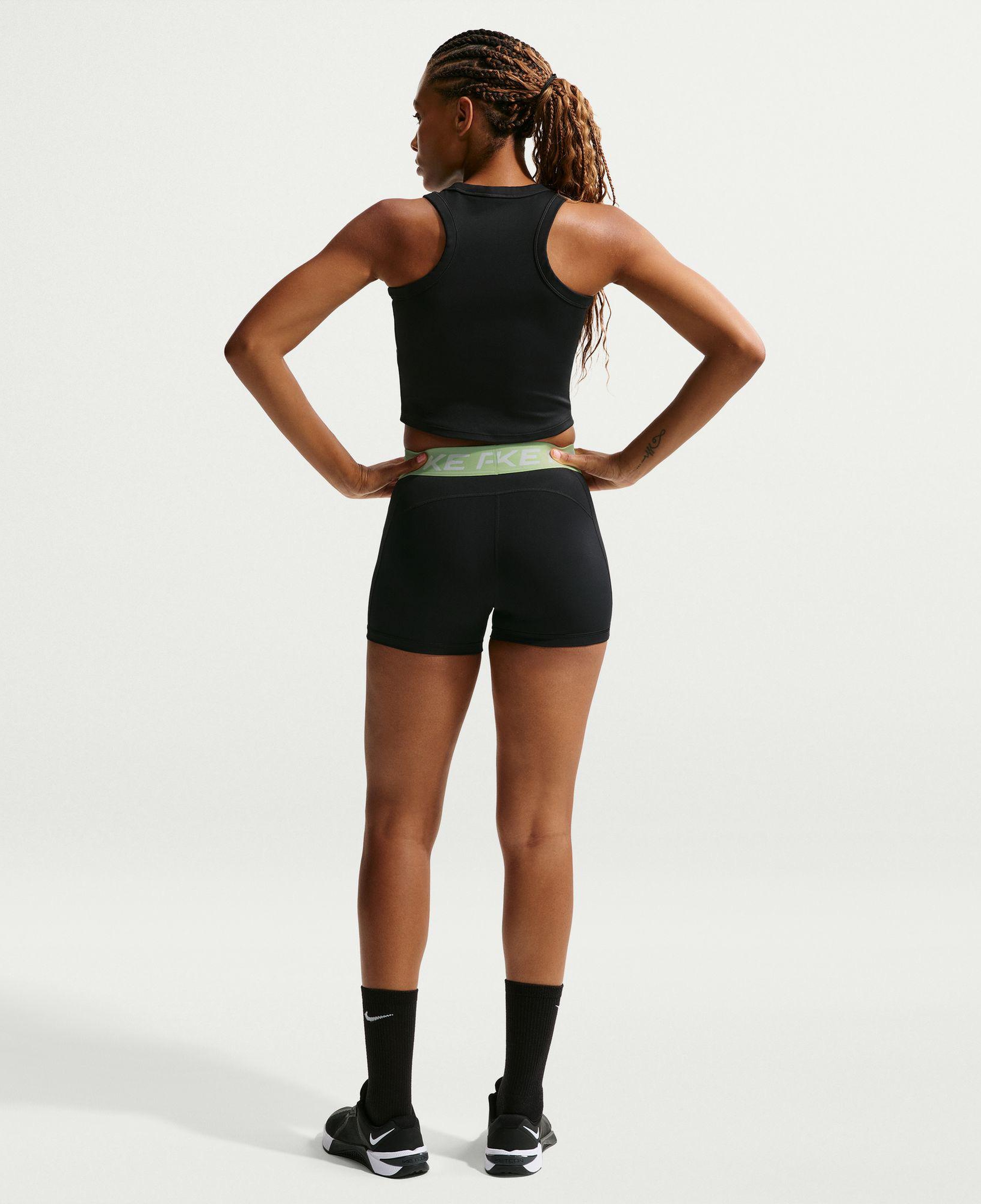 Nike Pro Dri-Fit 365 Mid Rise 8 cm Kadın Siyah Kısa Tayt